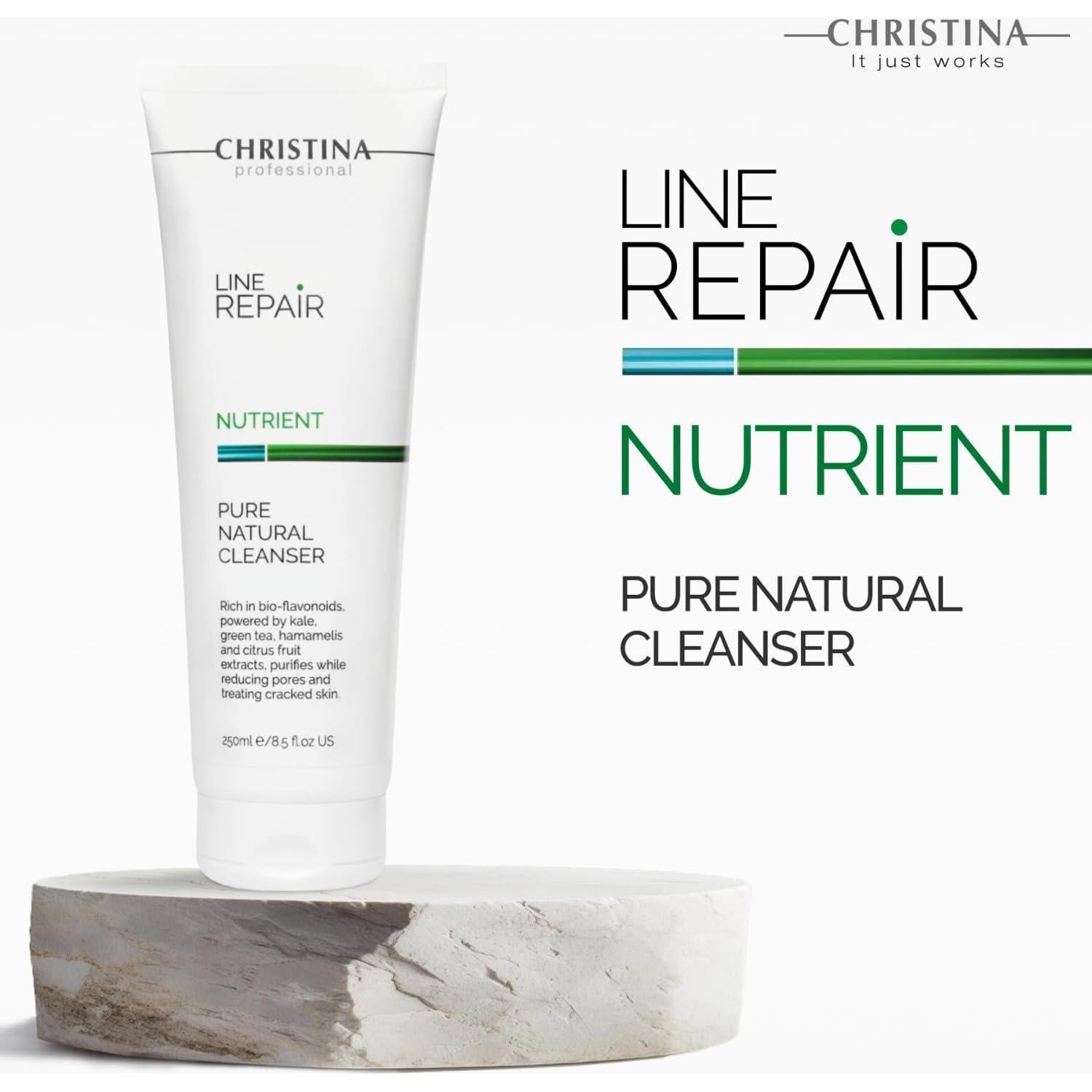 Limpiador Natural Puro Christina 250ml - Para Todo Tipo de Piel