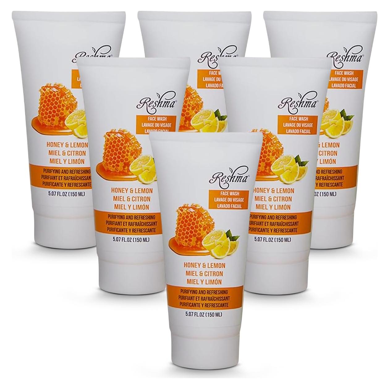 Limpiador Facial Reshma Belleza Miel y Limón 6 Unidades 1.17kg