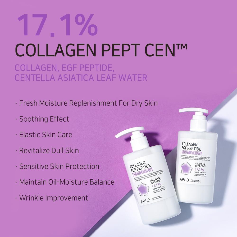 Loción Corporal de Péptidos EGF Colágeno APLB 300ml