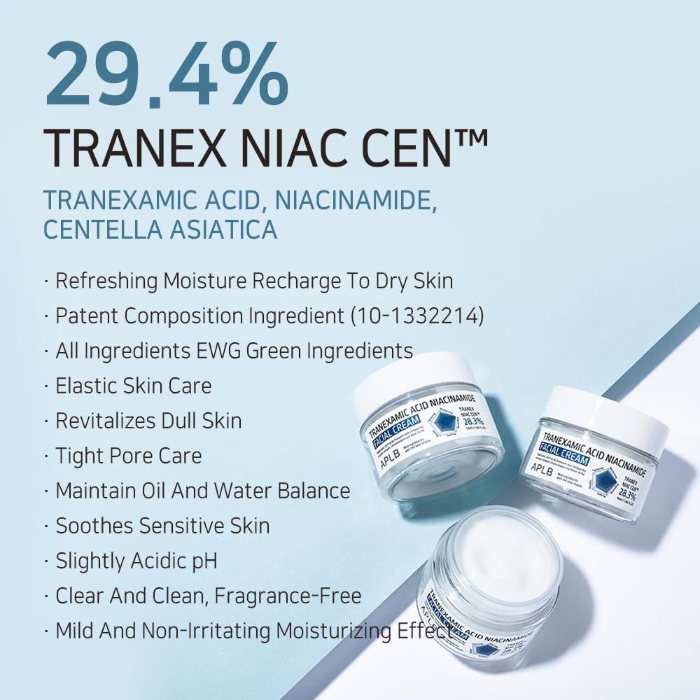 Crema Facial APLB Tranexámico y Niacinamida 55.3 ml