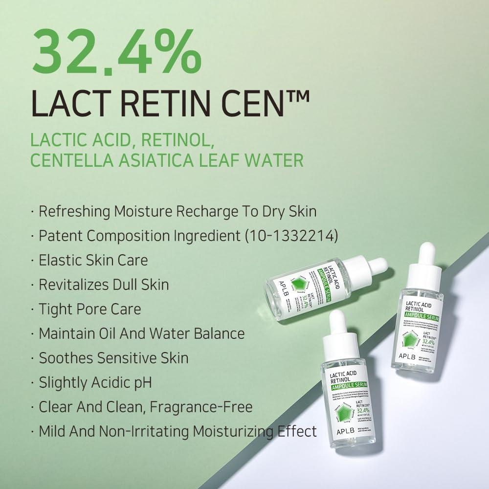 Suero Ampoule Ácido Láctico y Retinol LACT RETIN CEN 32.4% 39.9 ml
