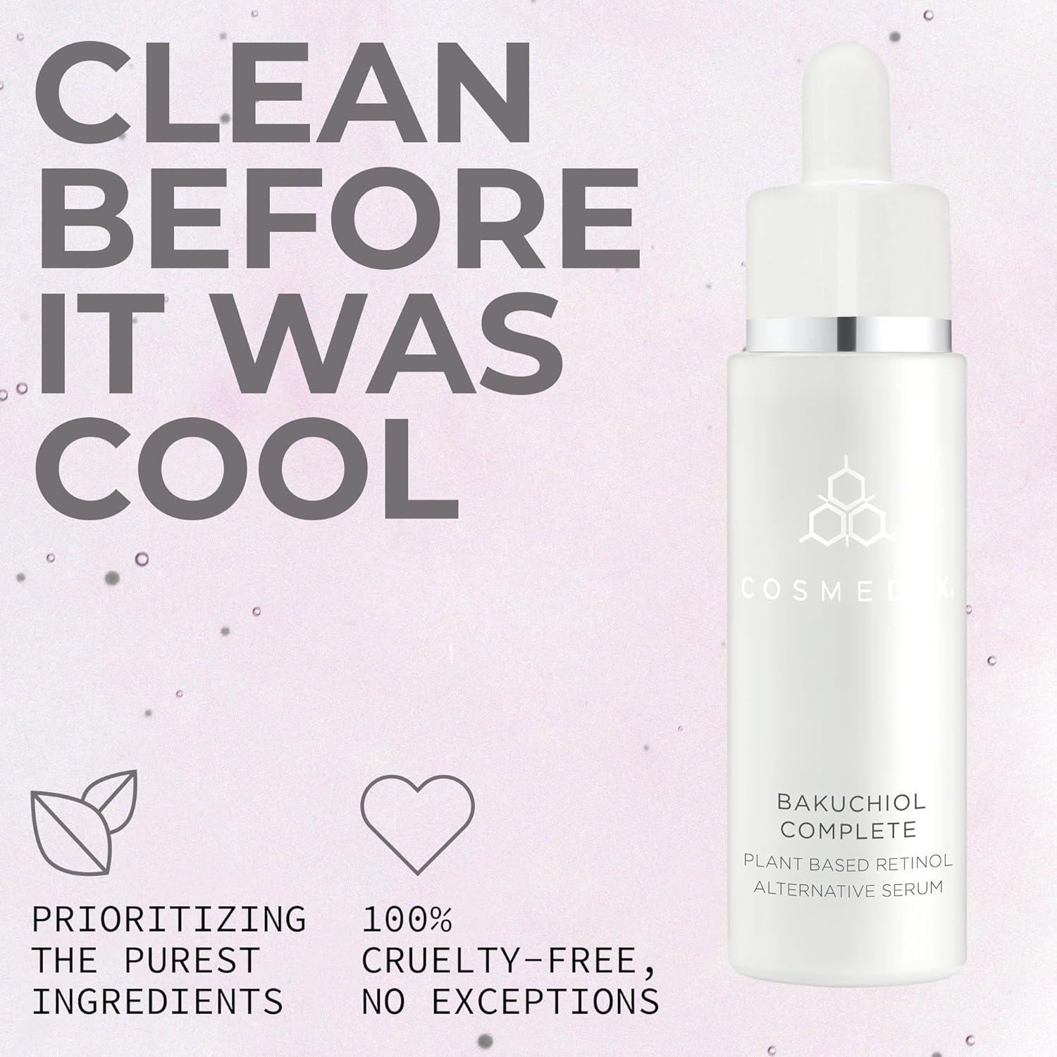 Suero Facial COSMEDIX Bakuchiol 30ml - Alternativa Natural a Retinol