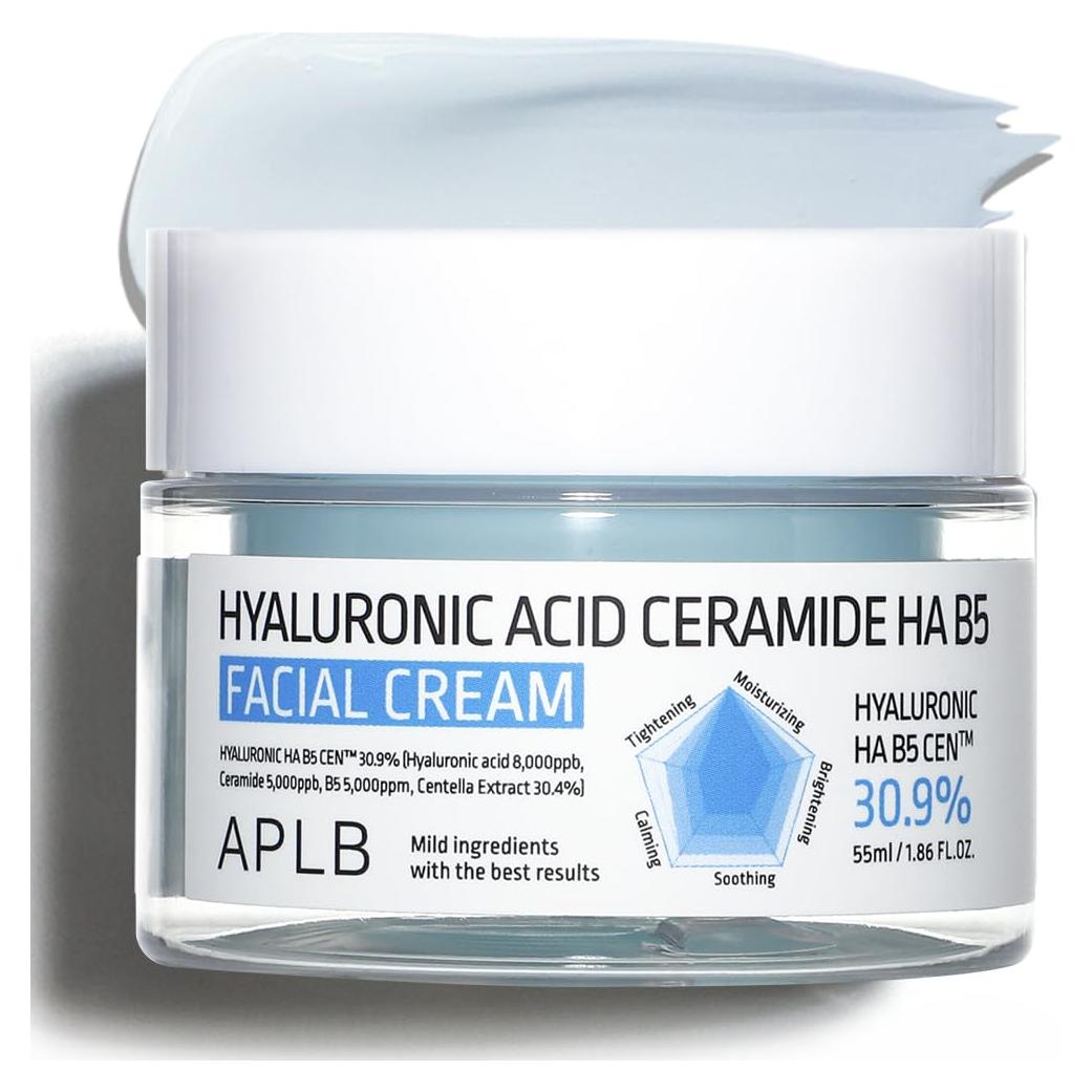 Crema Facial Hidratante Ácido Hialurónico Ceramida B5 55.5ml