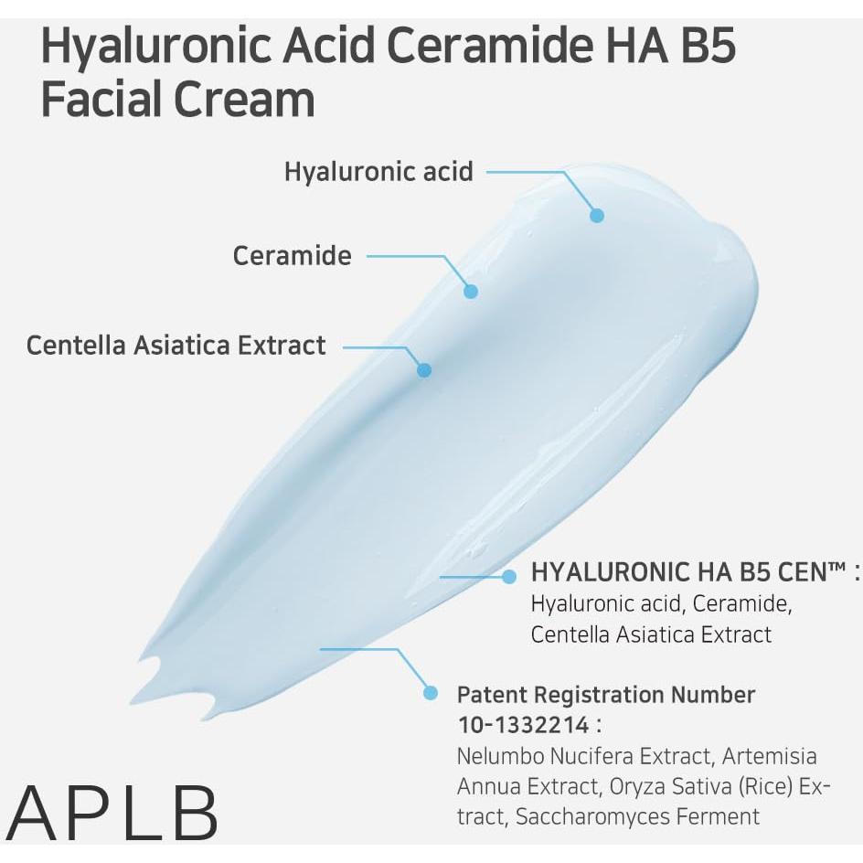 Crema Facial Hidratante Ácido Hialurónico Ceramida B5 55.5ml