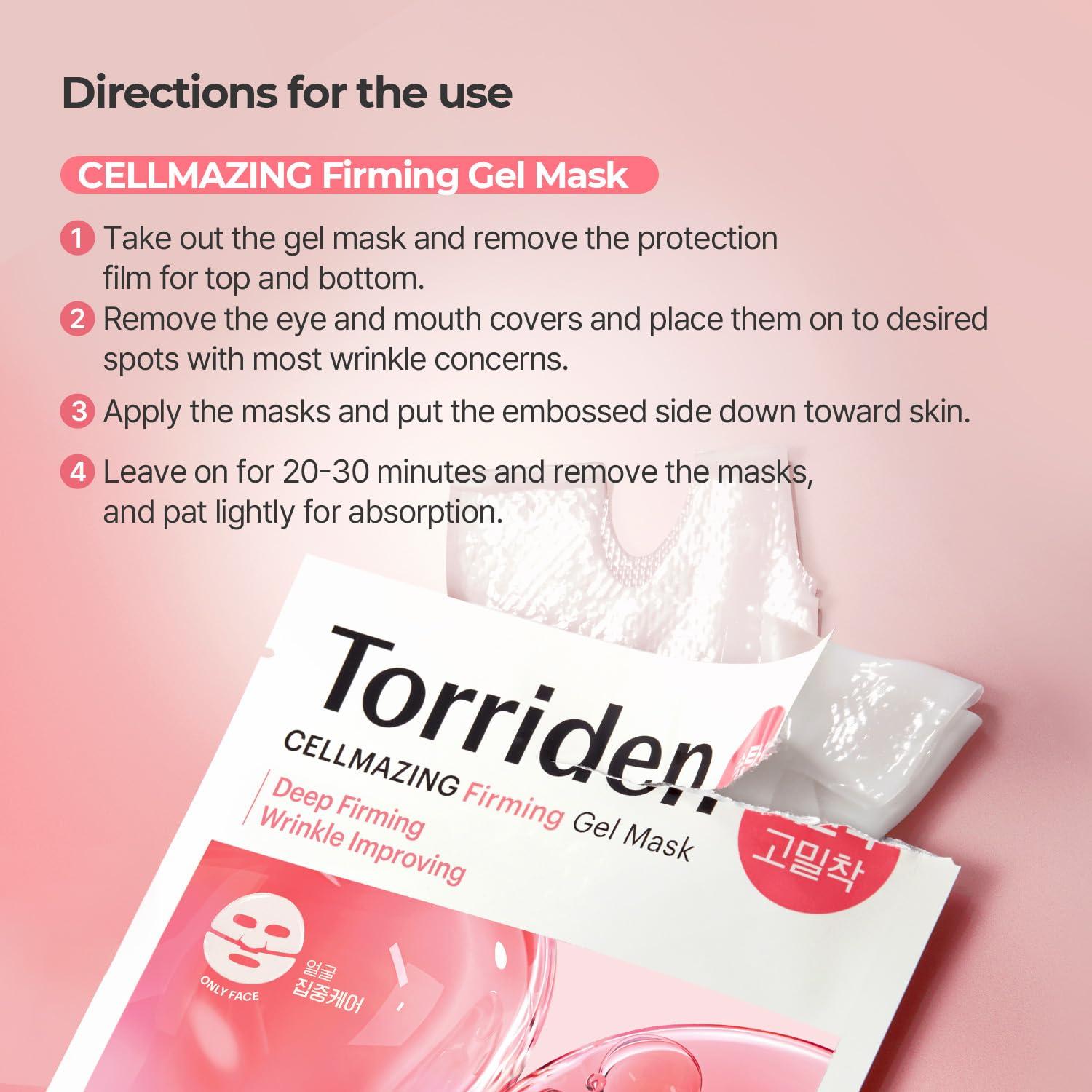 Conjunto de Mascarillas Faciales Torriden - 15 Hojas Hidratantes