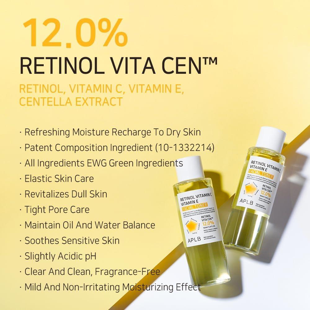 Tónico Facial APLB Retinol VITA CEN 12% 160.5 ml Hidratante