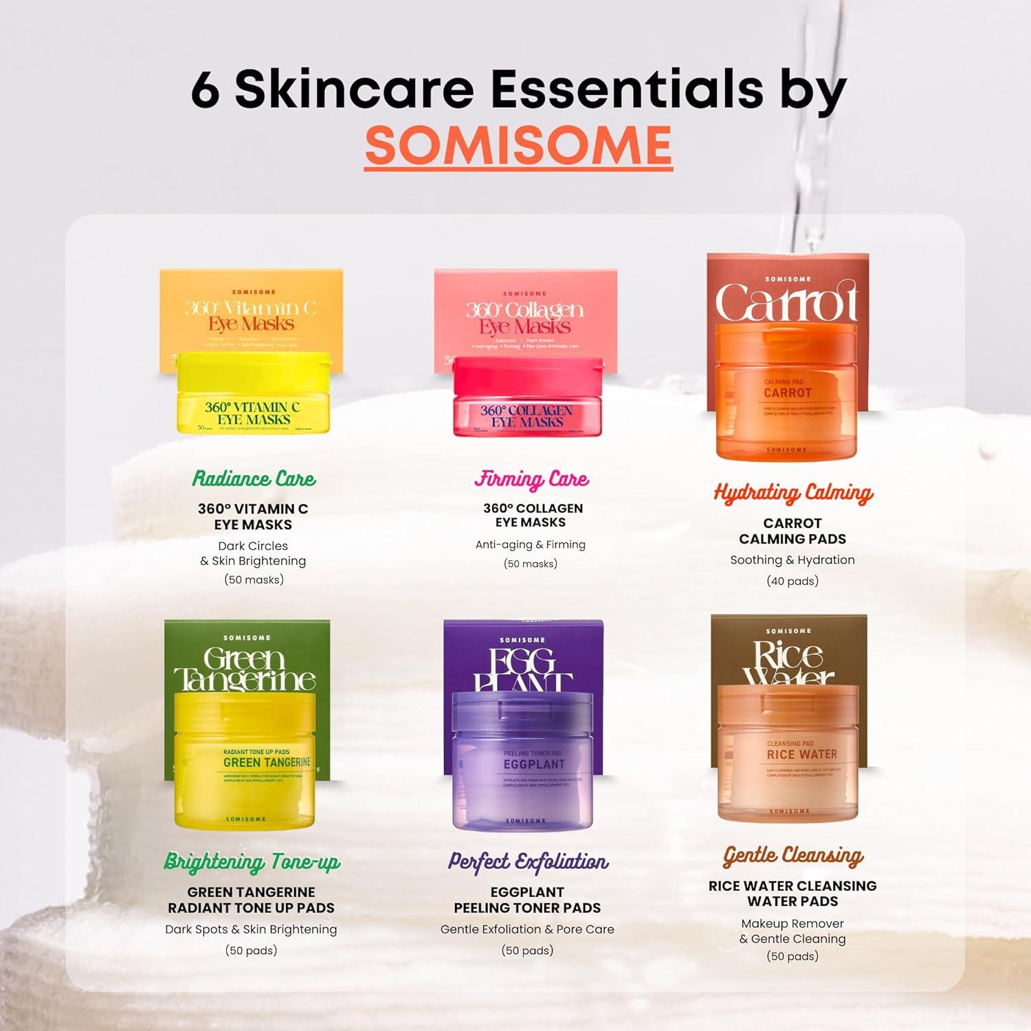 Mascarillas para Ojos Eco Glow con Vitamina C - 50 Parches Hidratantes