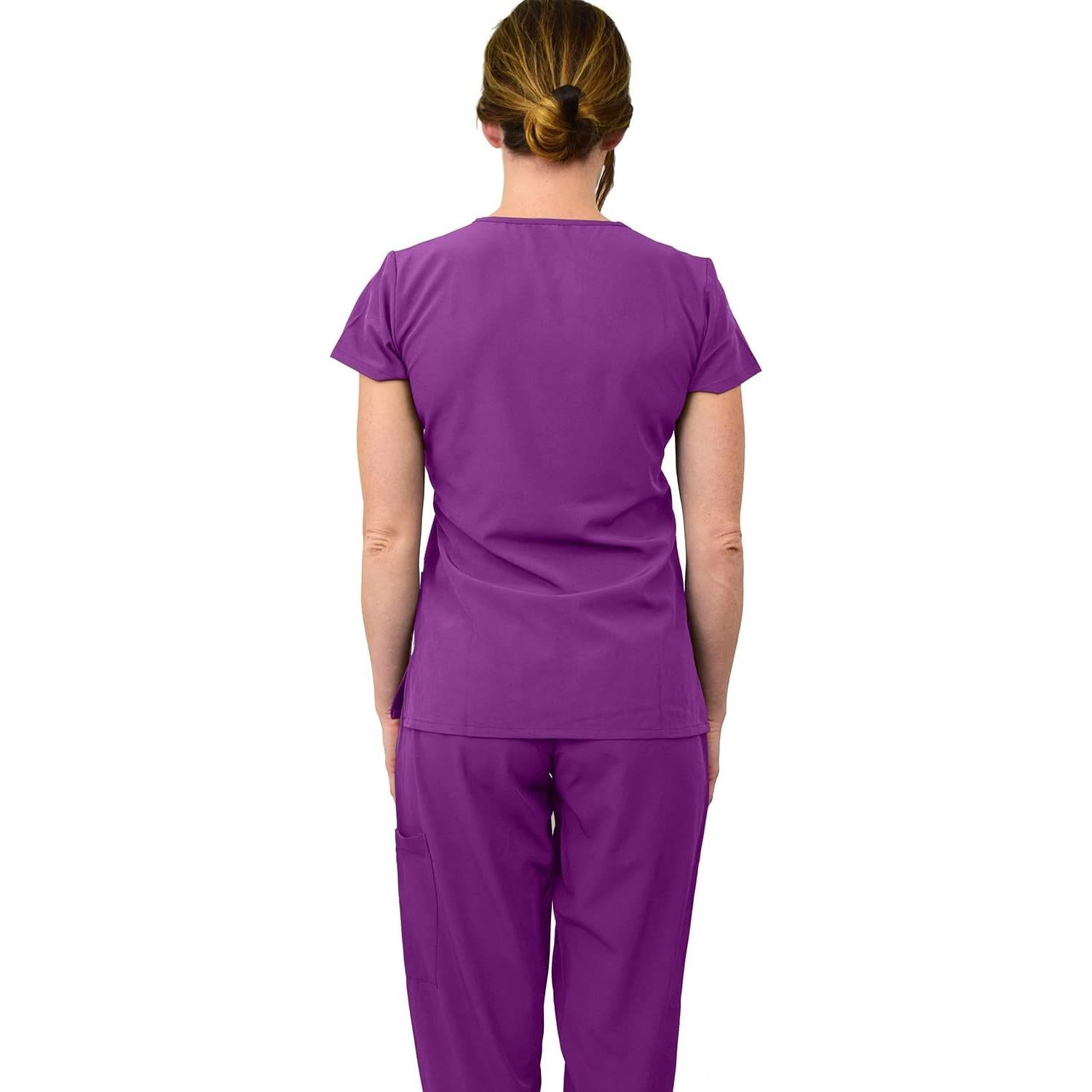 Conjunto de Scrubs Green Town para Mujeres - Jogger y Top V