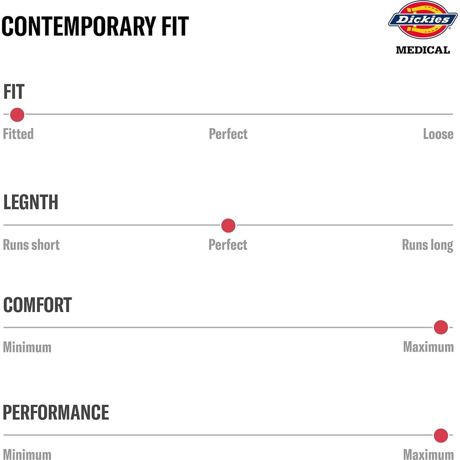 Pantalones Scrubs para Mujeres Dickies EDS Essentials 2XL Berenjena