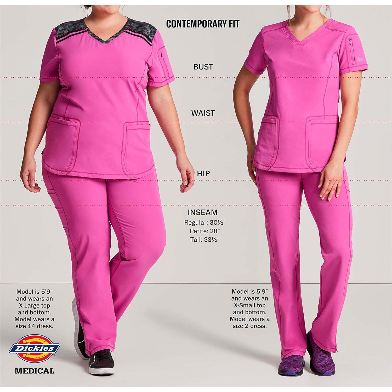 Pantalones Scrubs para Mujeres Dickies EDS Essentials 2XL Berenjena