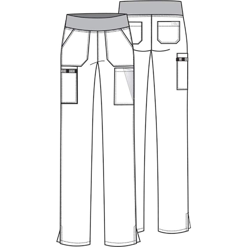 Pantalones Scrubs para Mujeres Dickies EDS Essentials 2XL Berenjena