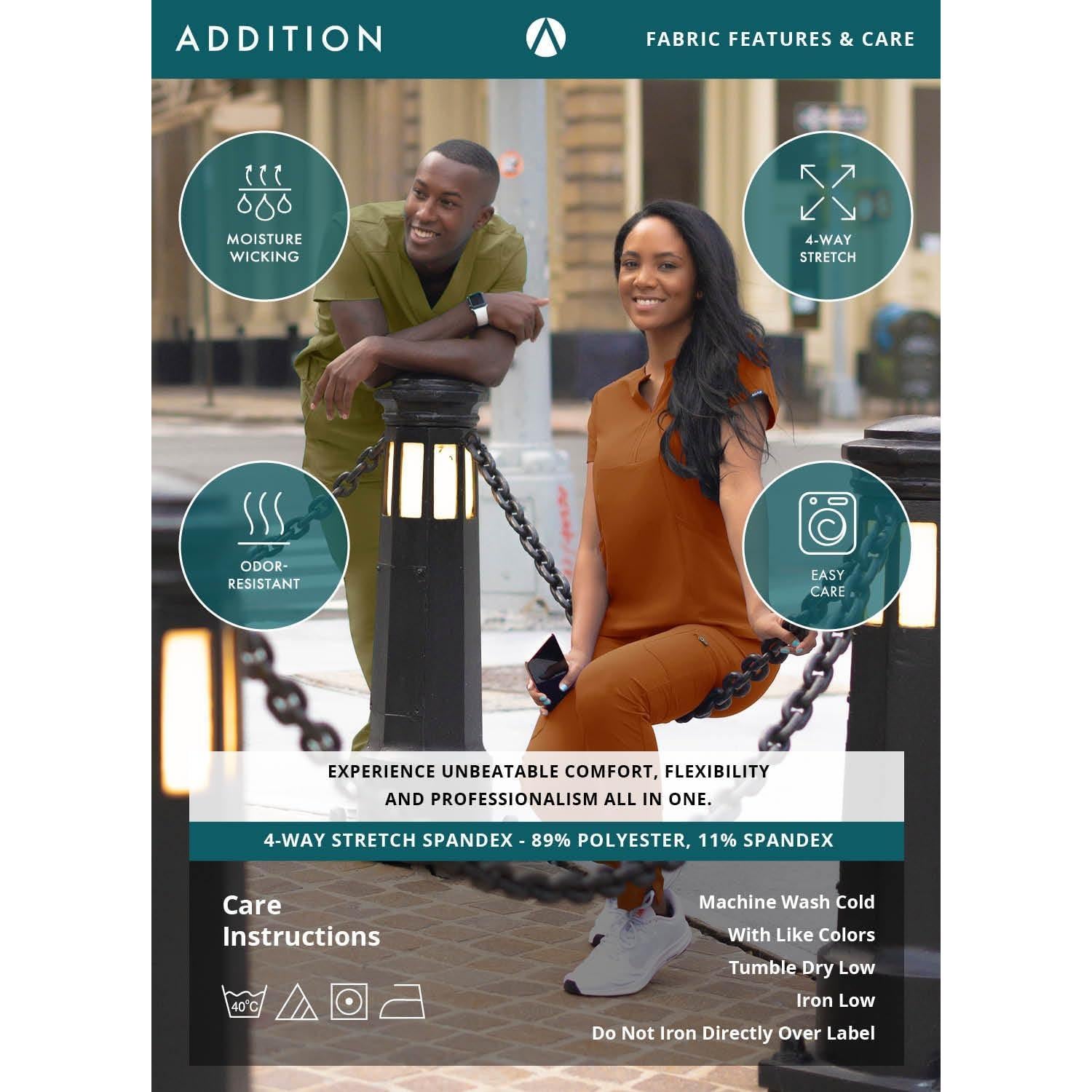 Pantalones Scrubs Adar Addition Mujeres Petit Berenjena