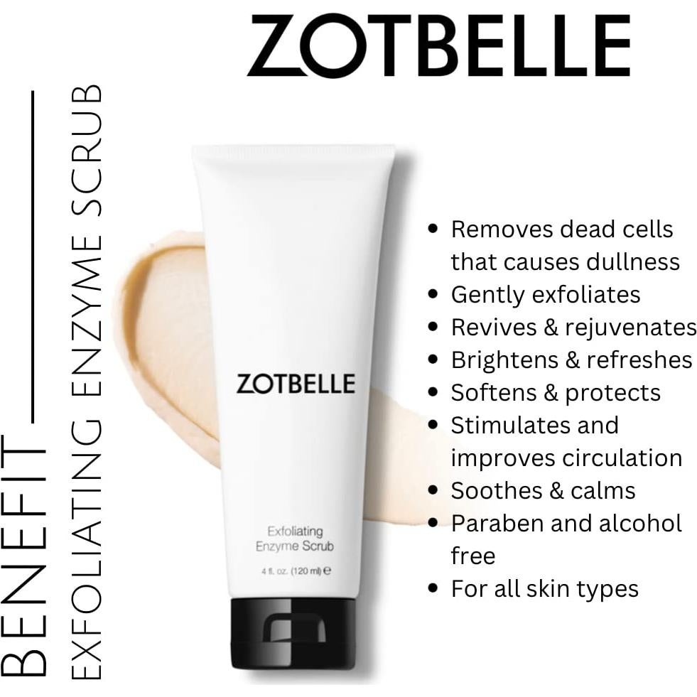 Exfoliante Enzimático ZOTBELLE con Ésteres de Jojoba 113g