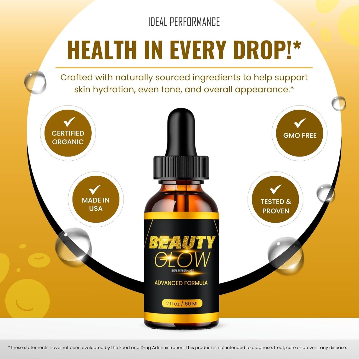 Gotas de Brillo de Belleza Ideal Performance 56.7g 100% Natural