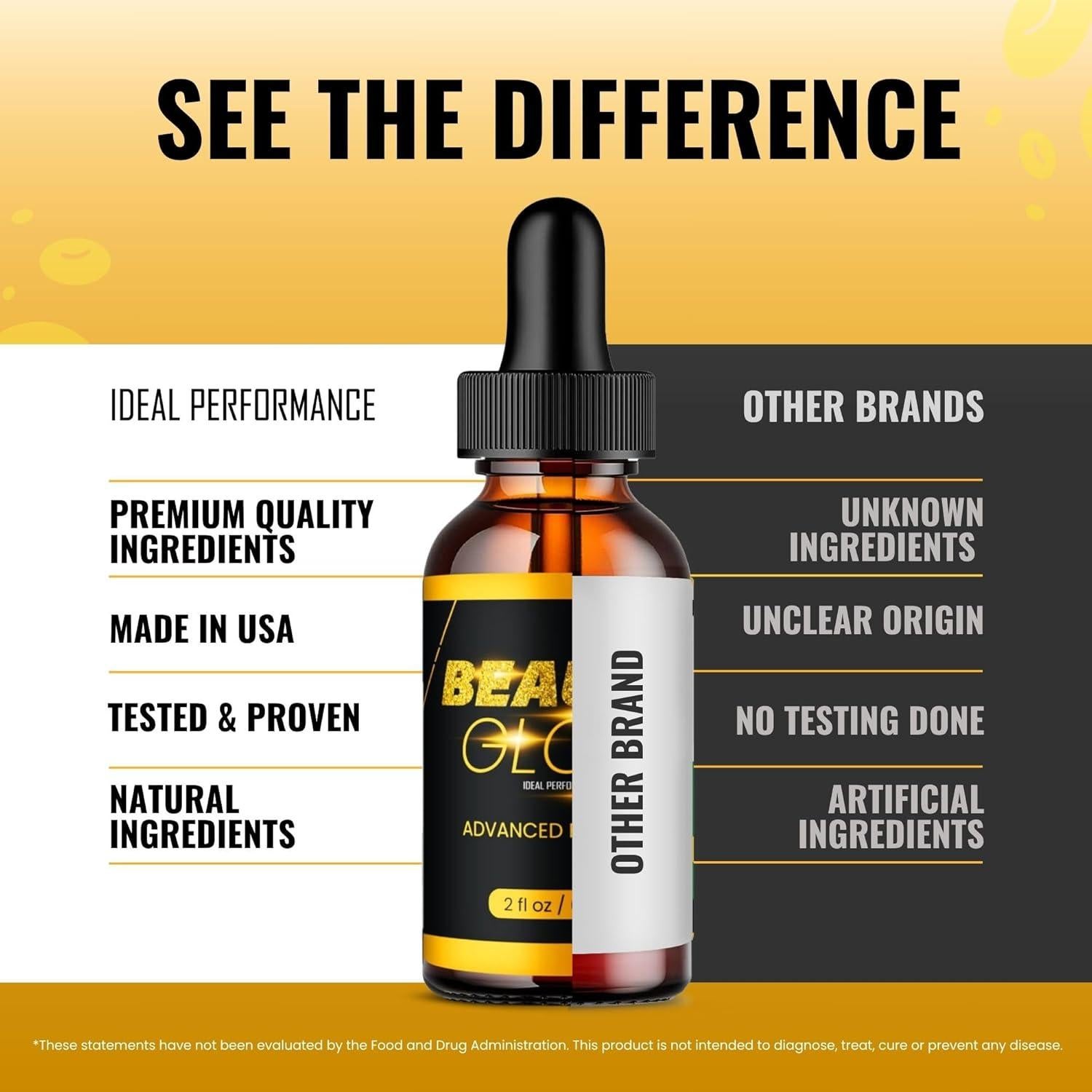 Gotas de Brillo de Belleza Ideal Performance 56.7g 100% Natural