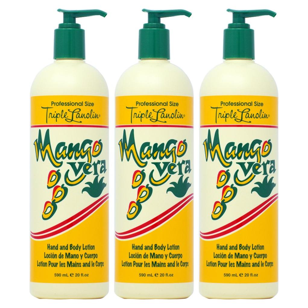 Loción Triple Lanolina Mango Vera 3 x 591ml