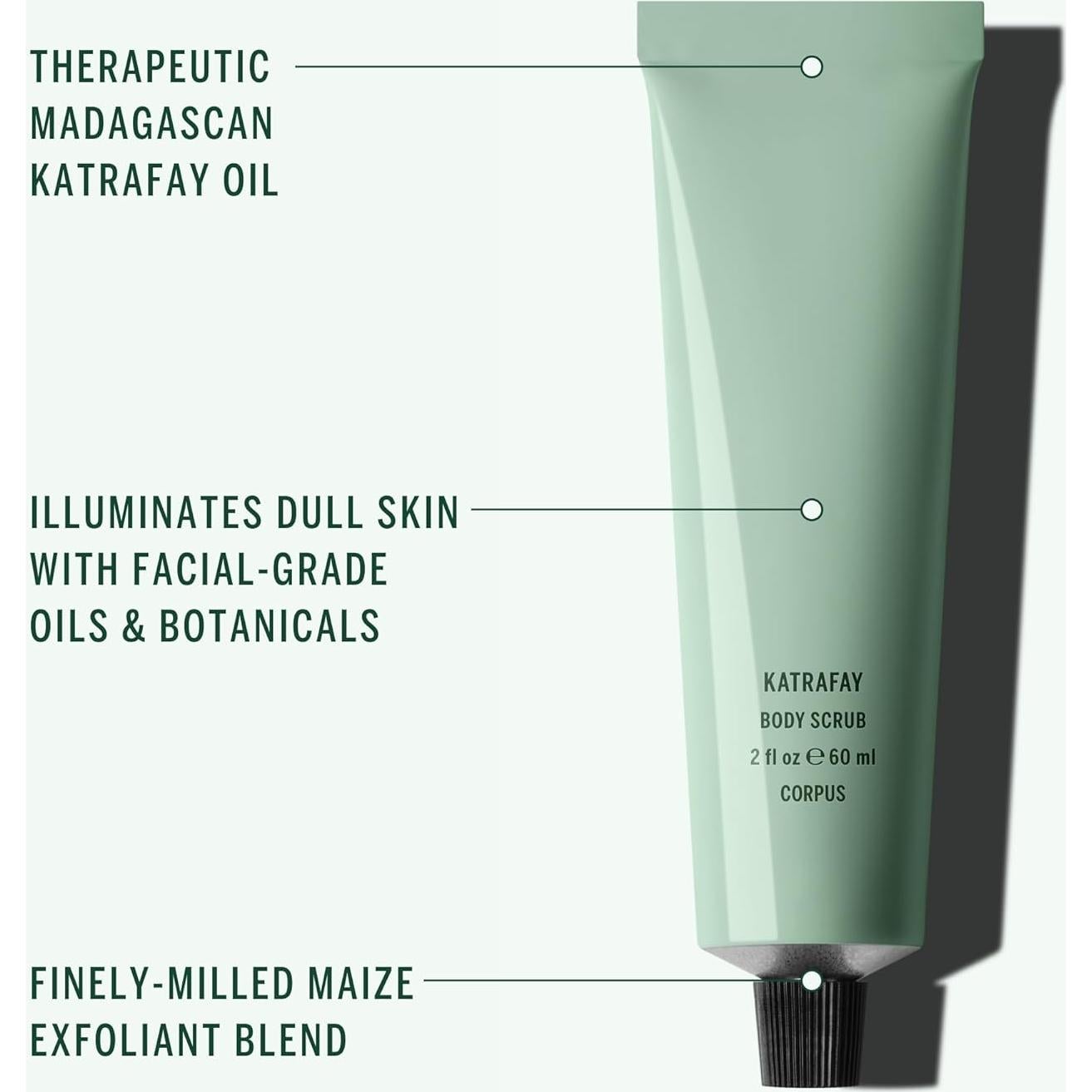 Exfoliante Corporal Corpus Katrafay 60 ml - Suave y Natural