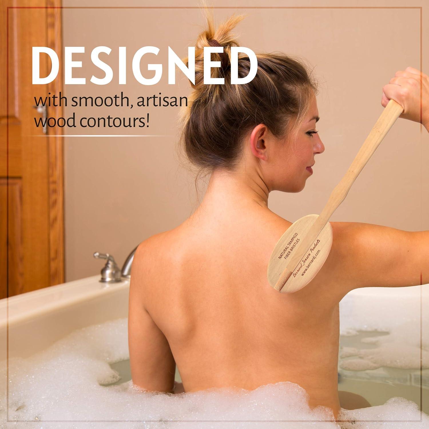 Cepillo Corporal Bernard Jensen - Cerdas Naturales para Exfoliación