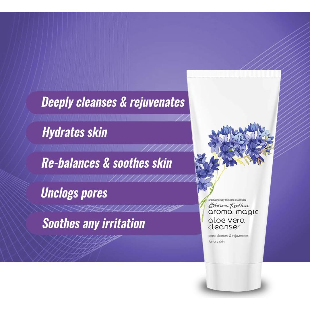 Limpiador Facial Natural Aloe Vera Aroma Magic 100g - Hidratante