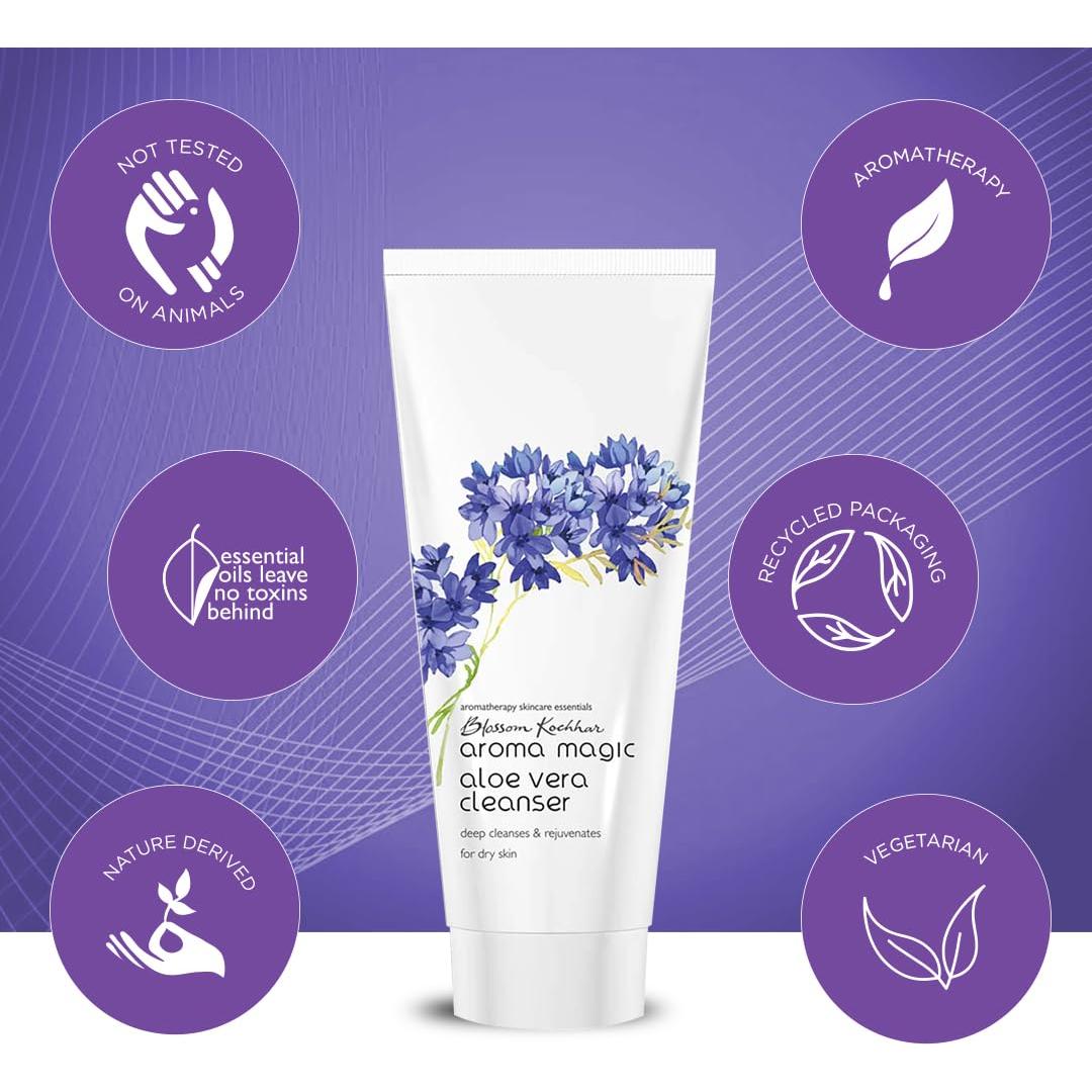 Limpiador Facial Natural Aloe Vera Aroma Magic 100g - Hidratante