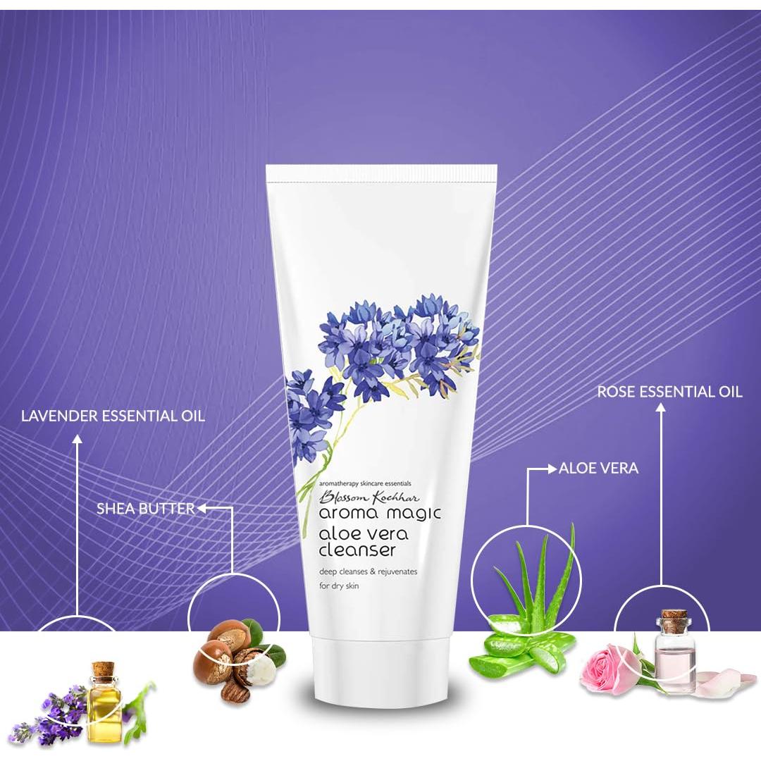 Limpiador Facial Natural Aloe Vera Aroma Magic 100g - Hidratante