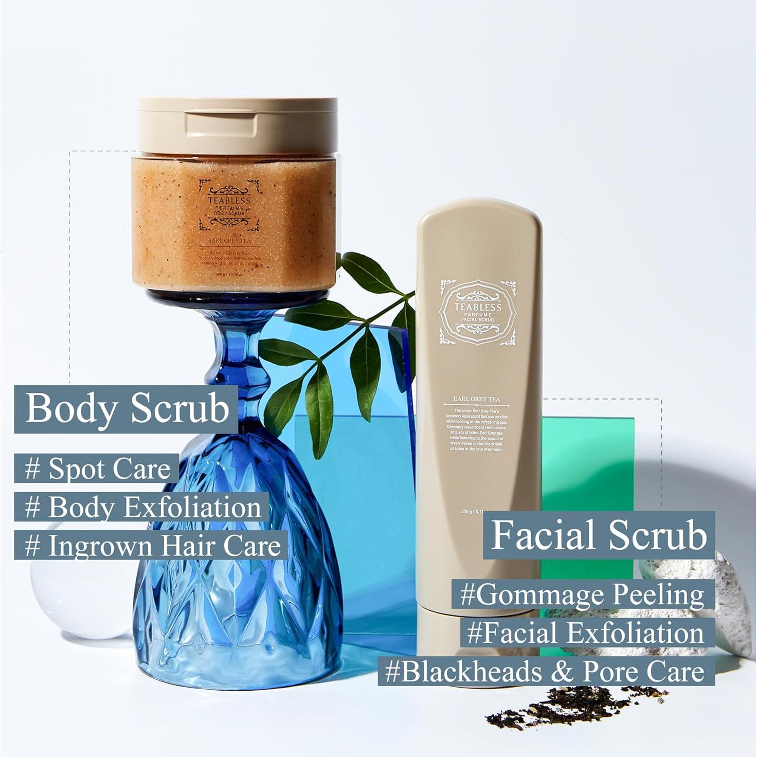 Exfoliante Corporal Vegano TEA Earl Grey 299g - Hidratante Suave