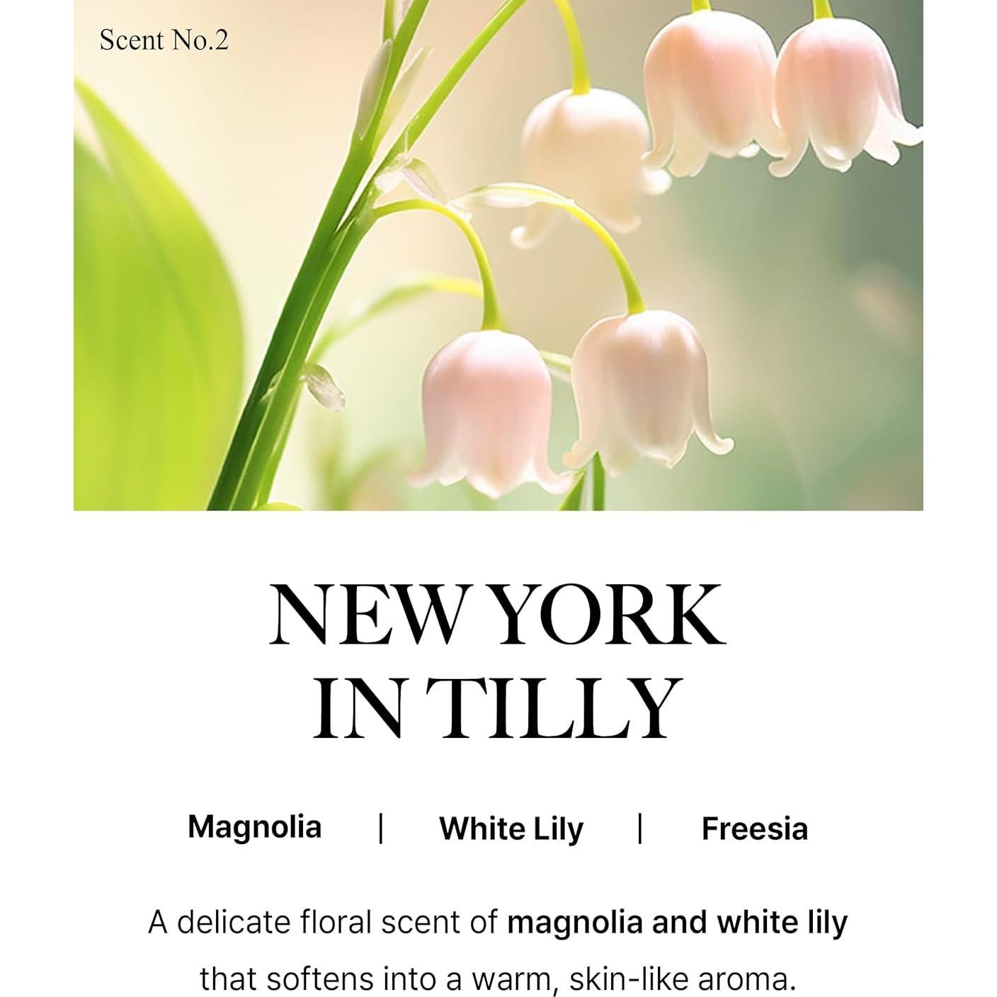 Crema de Manos Tilly BiBiANG Nueva York 47.6g Hidratante Floral