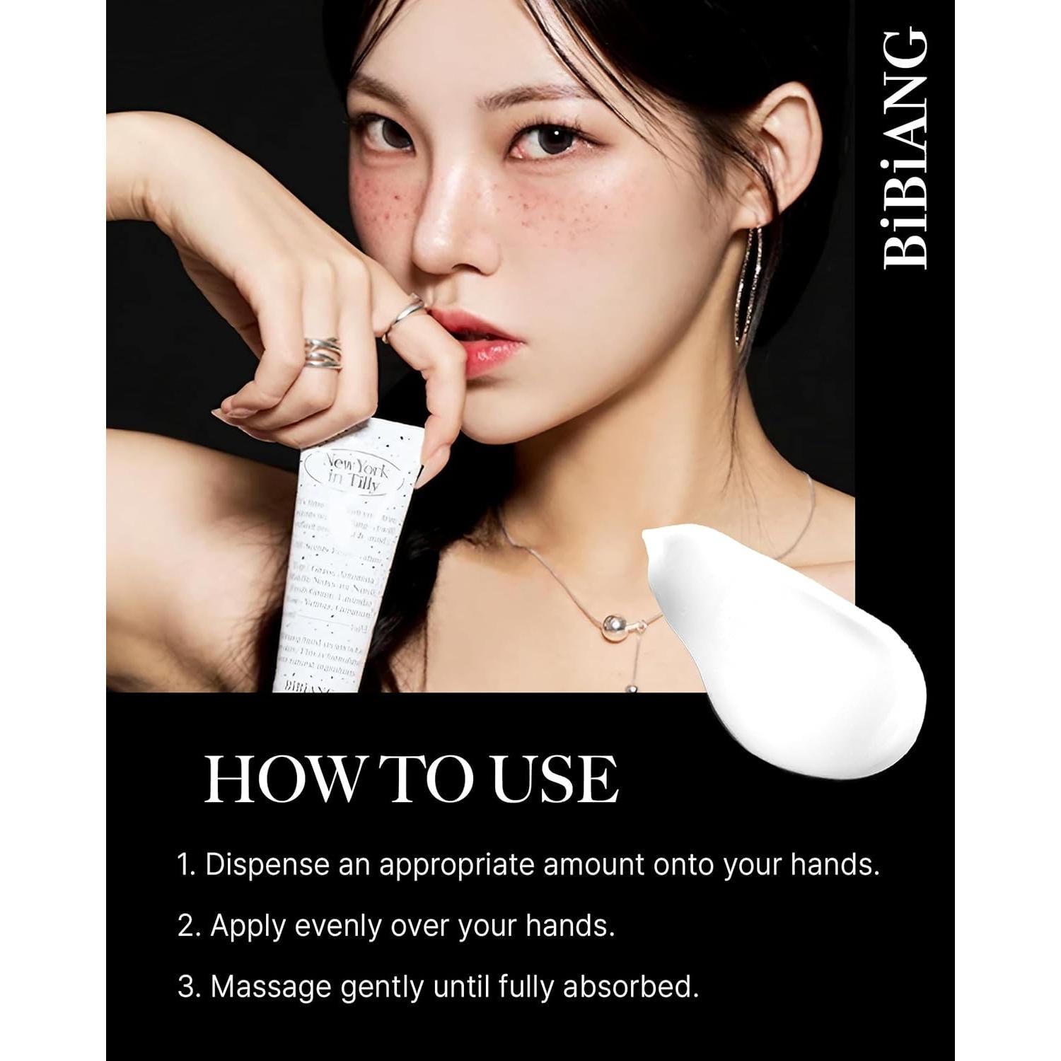 Crema de Manos Tilly BiBiANG Nueva York 47.6g Hidratante Floral