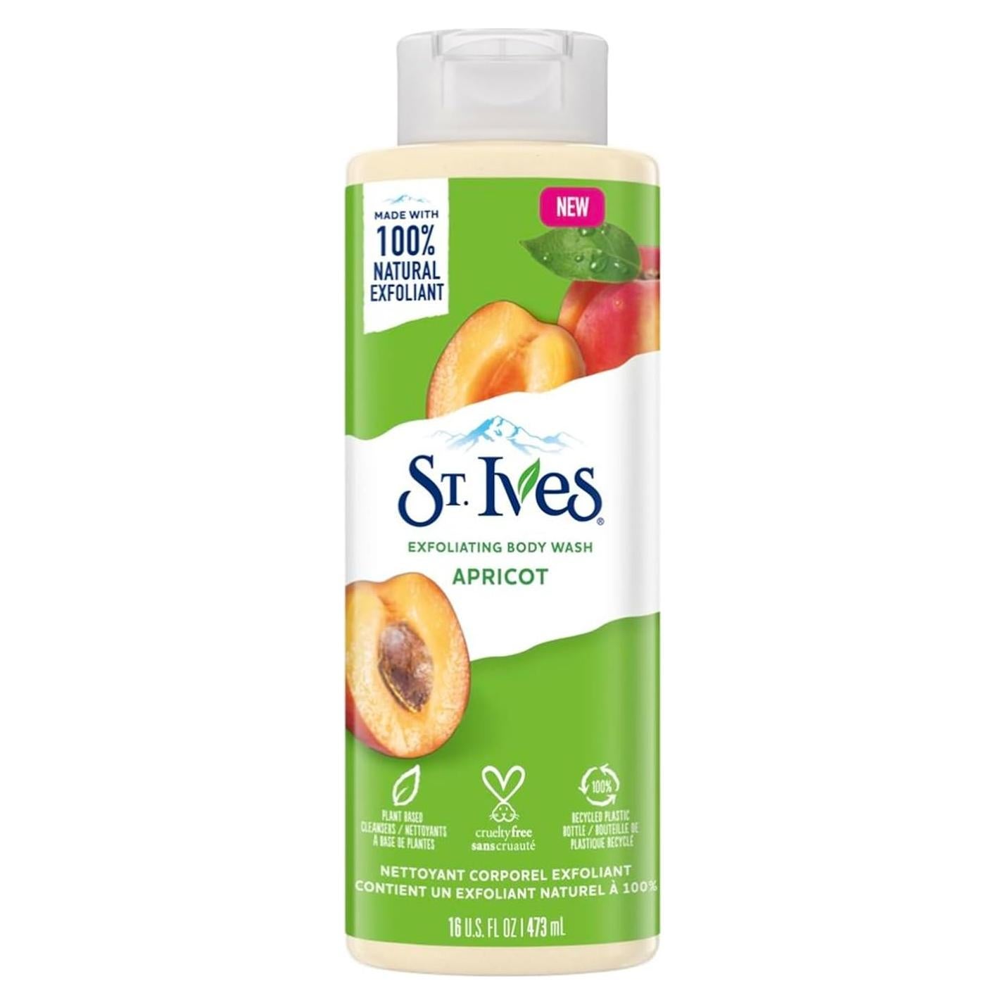 Gel de Ducha Exfoliante St. Ives Albaricoque 473ml Natural