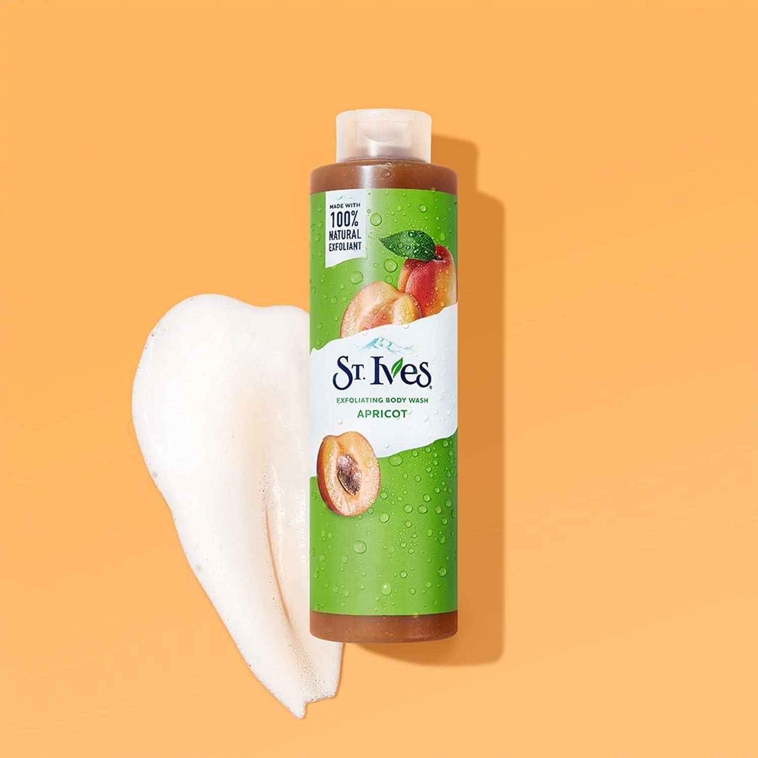 Gel de Ducha Exfoliante St. Ives Albaricoque 473ml Natural