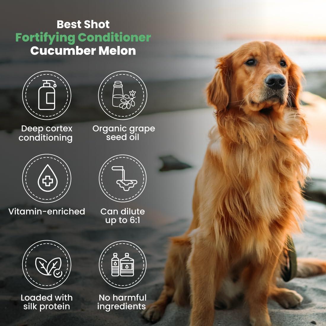 Acondicionador Fortificante para Mascotas Mejor Opción 3.78L Melón Pepino