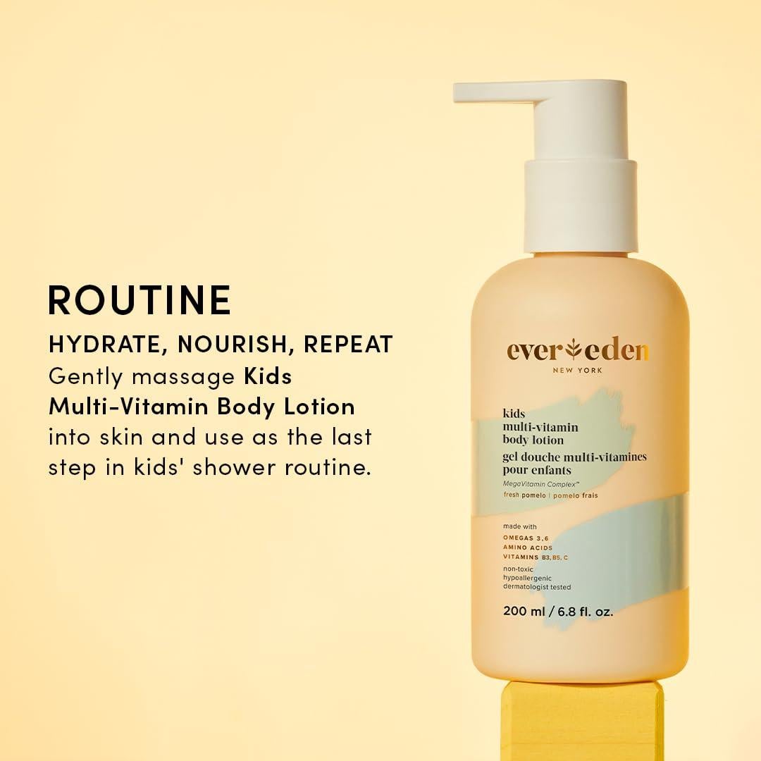 Evereden Set de Cuidado Facial y Corporal Multi-Vitaminas para Niños