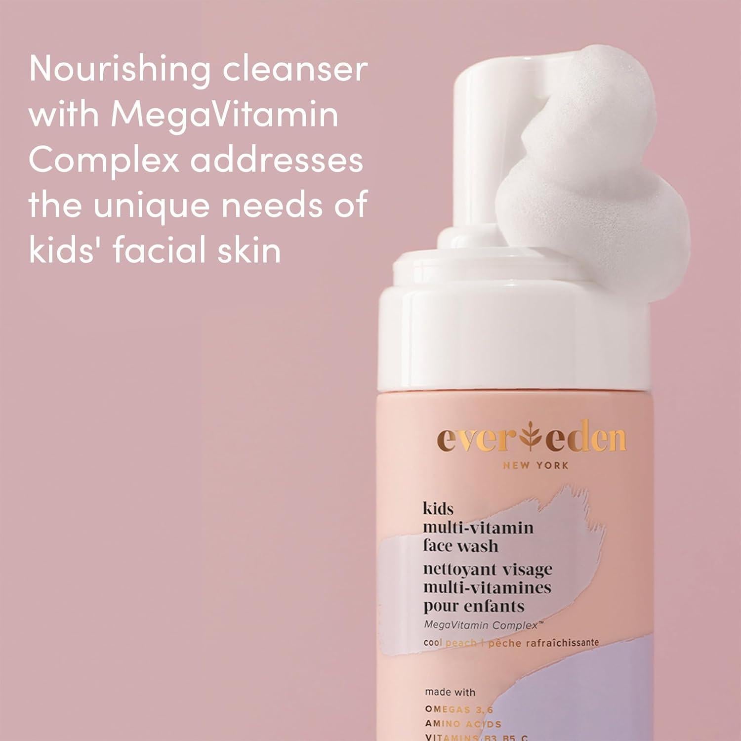 Evereden Set de Cuidado Facial y Corporal Multi-Vitaminas para Niños