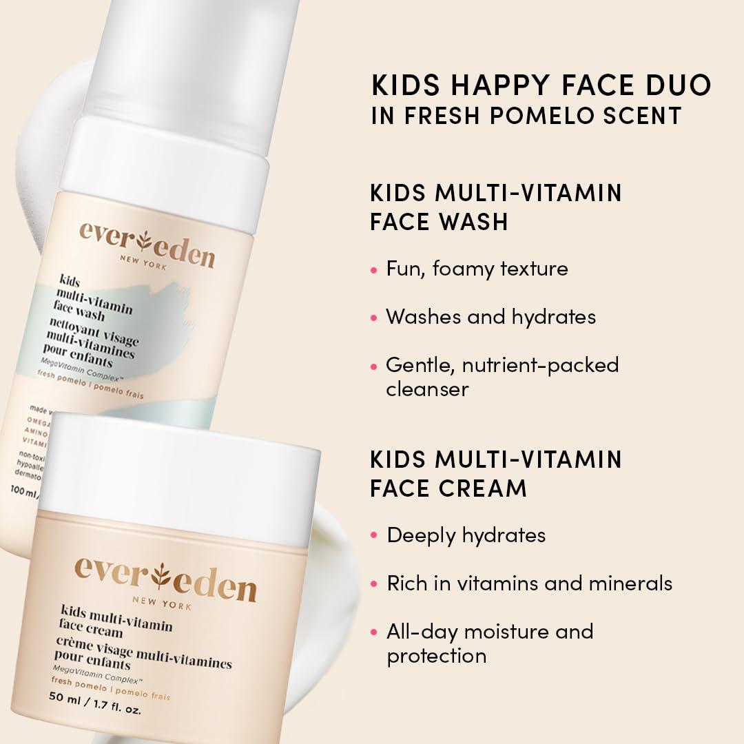 Conjunto de Cuidado de Piel Vegano para Niños Evereden 5 Piezas
