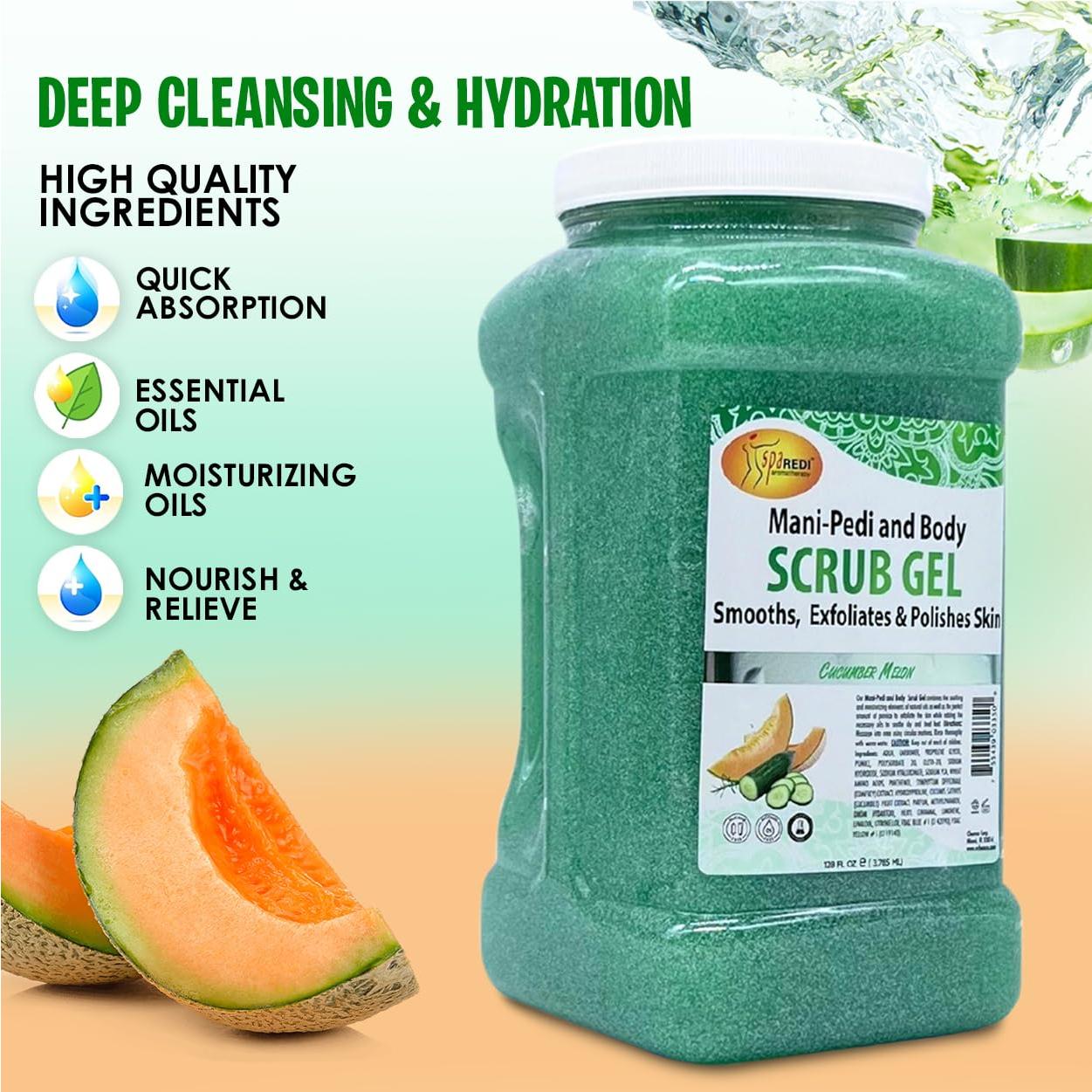 Gel Exfoliante de Pómez SPA REDI 3.63 L - Melón de Pepino