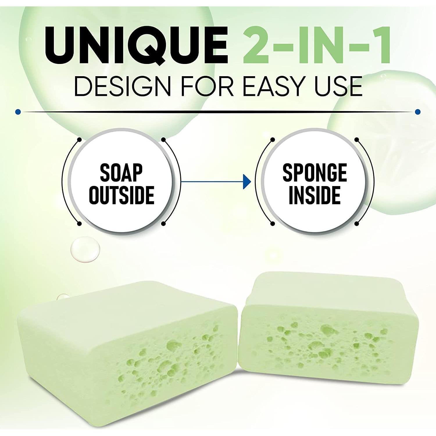 Esponja Jabón T.Taio Madre de Perla y Melón 2-Pack