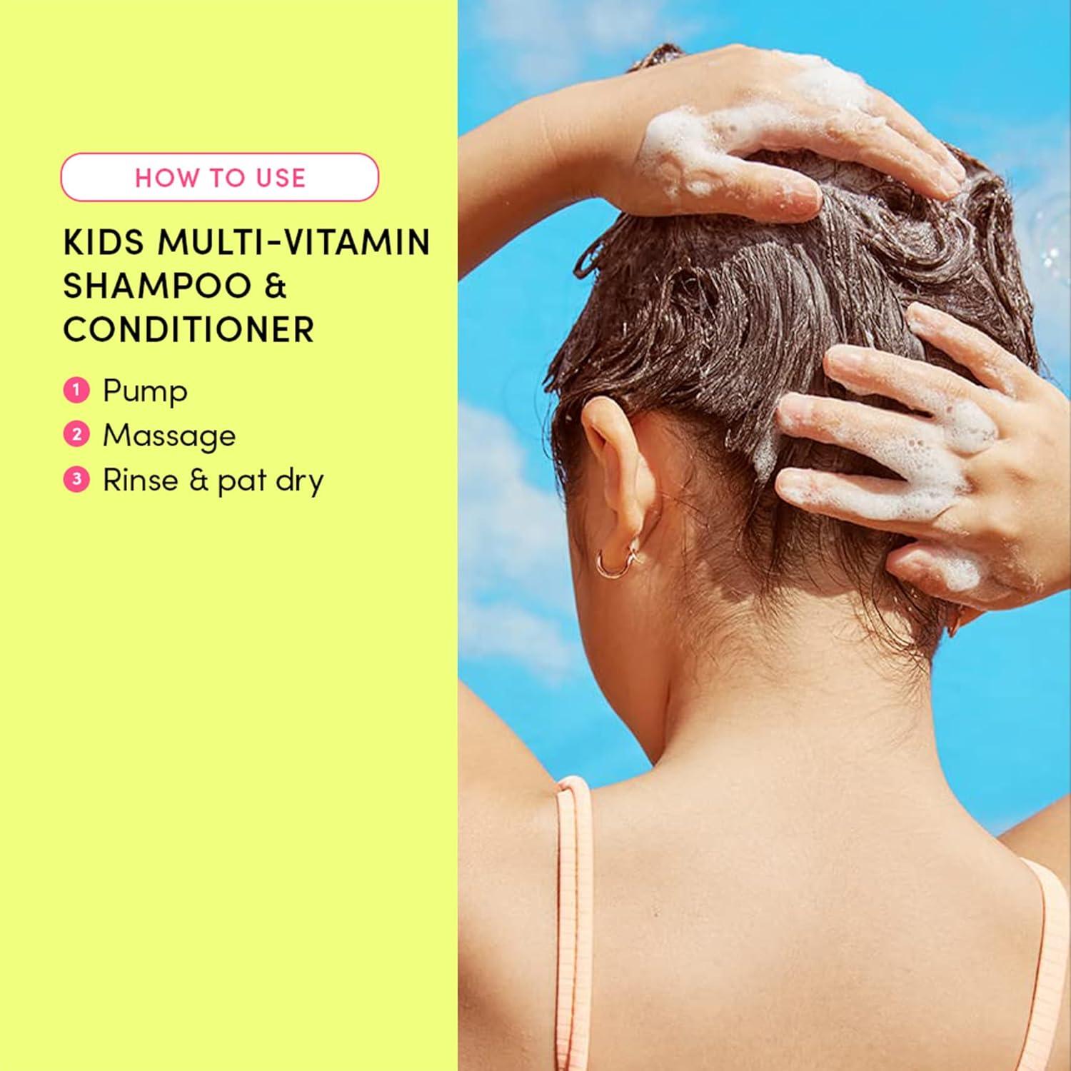 Champú y Acondicionador 2 en 1 Evereden para Niños - Gel de Baño