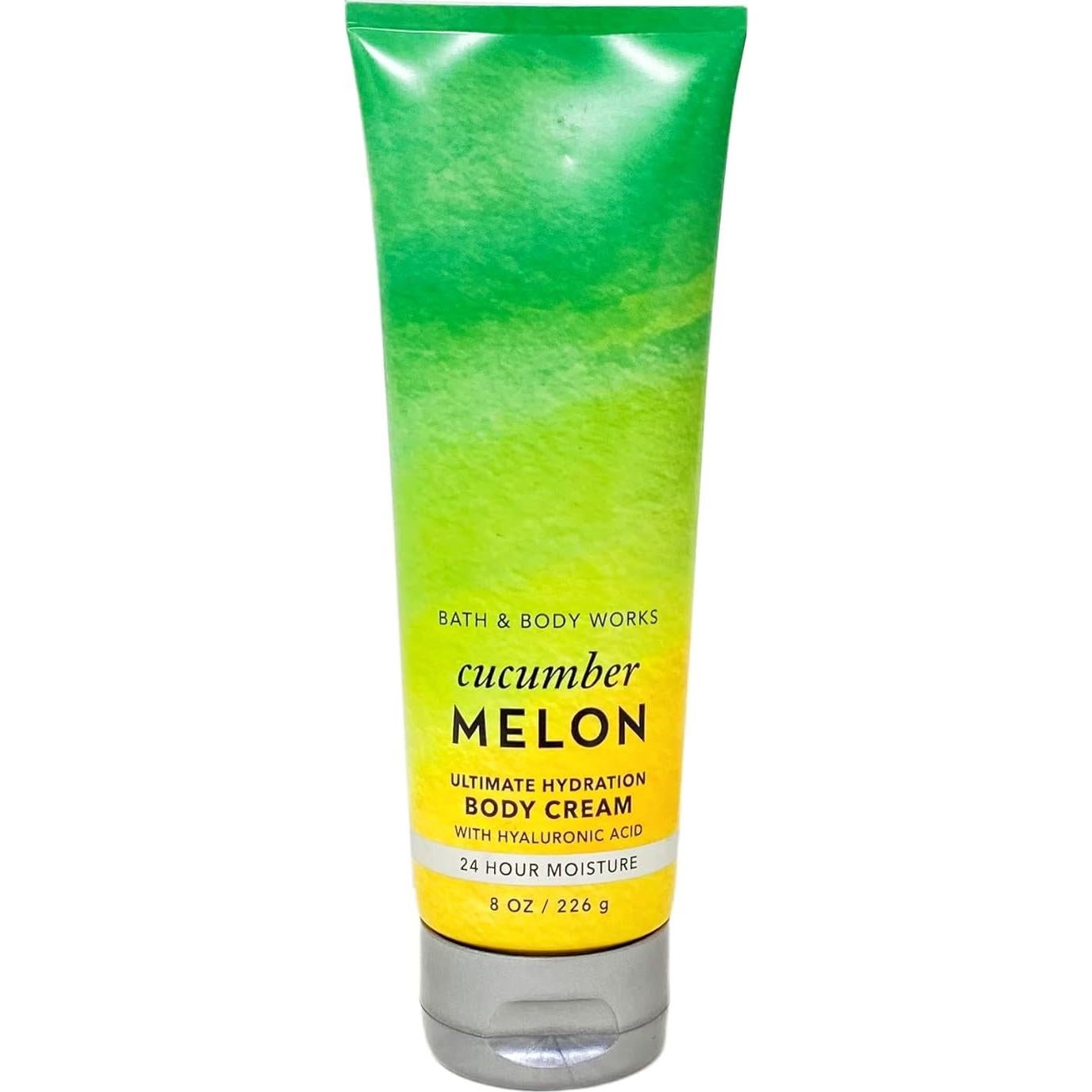 Paquete de 3 Cremas Corporales Hidratantes Melón y Pepino Bath & Body Works