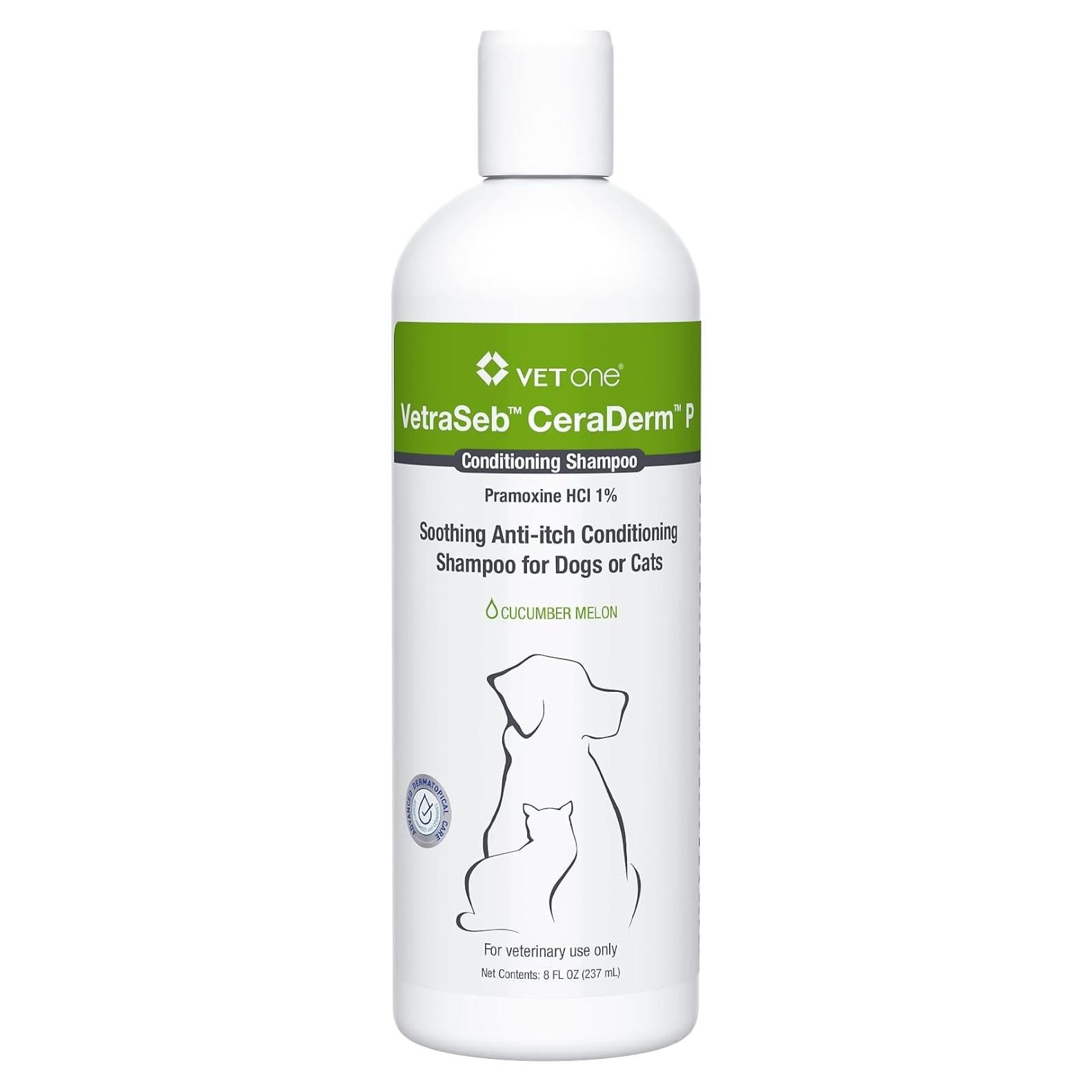Champú y Acondicionador para Perros VetOne 236.6 ml Piel Sensible