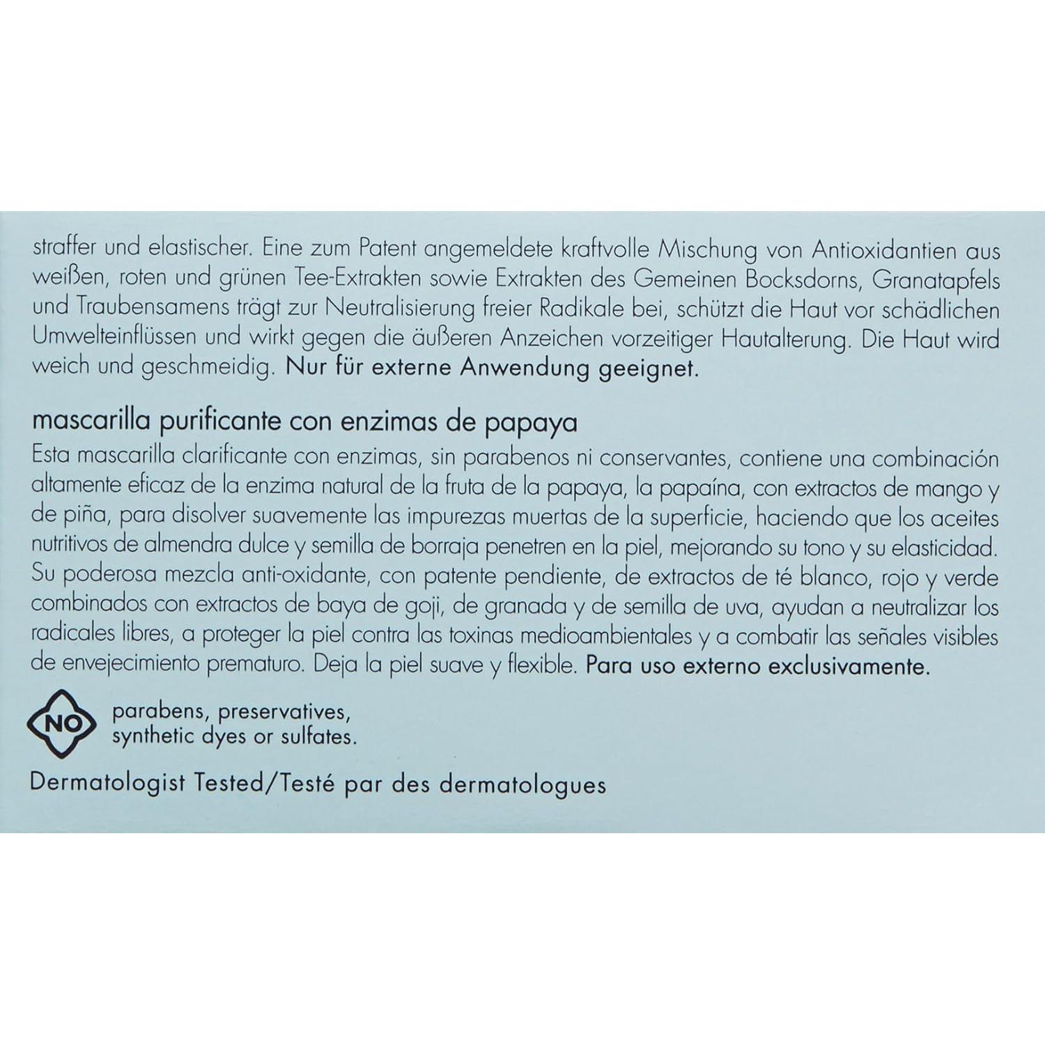 Mascarilla Enzimática Purificante Papaya June Jacobs 118 ml