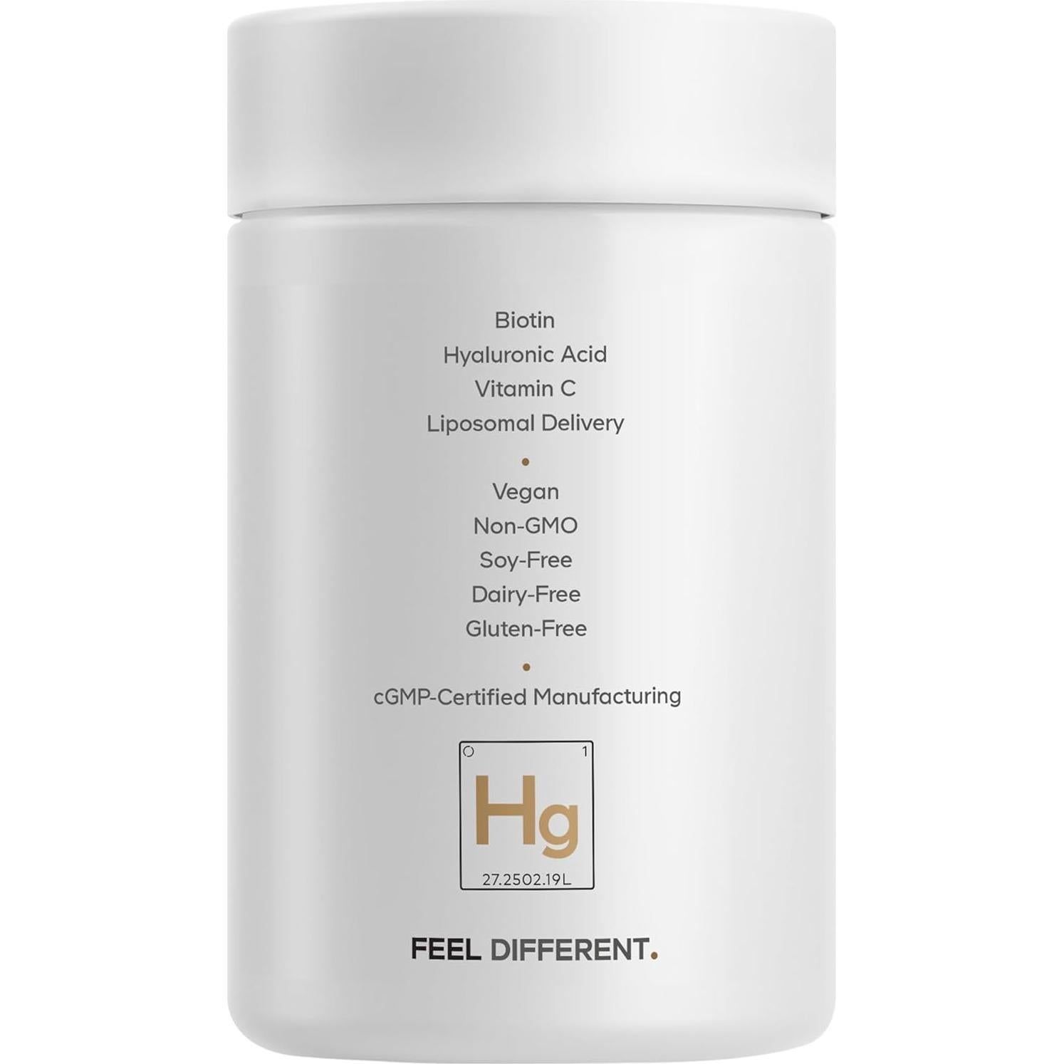 Suplemento Vitaminas Codeage Crecimiento Cabello y Piel 30 Cápsulas