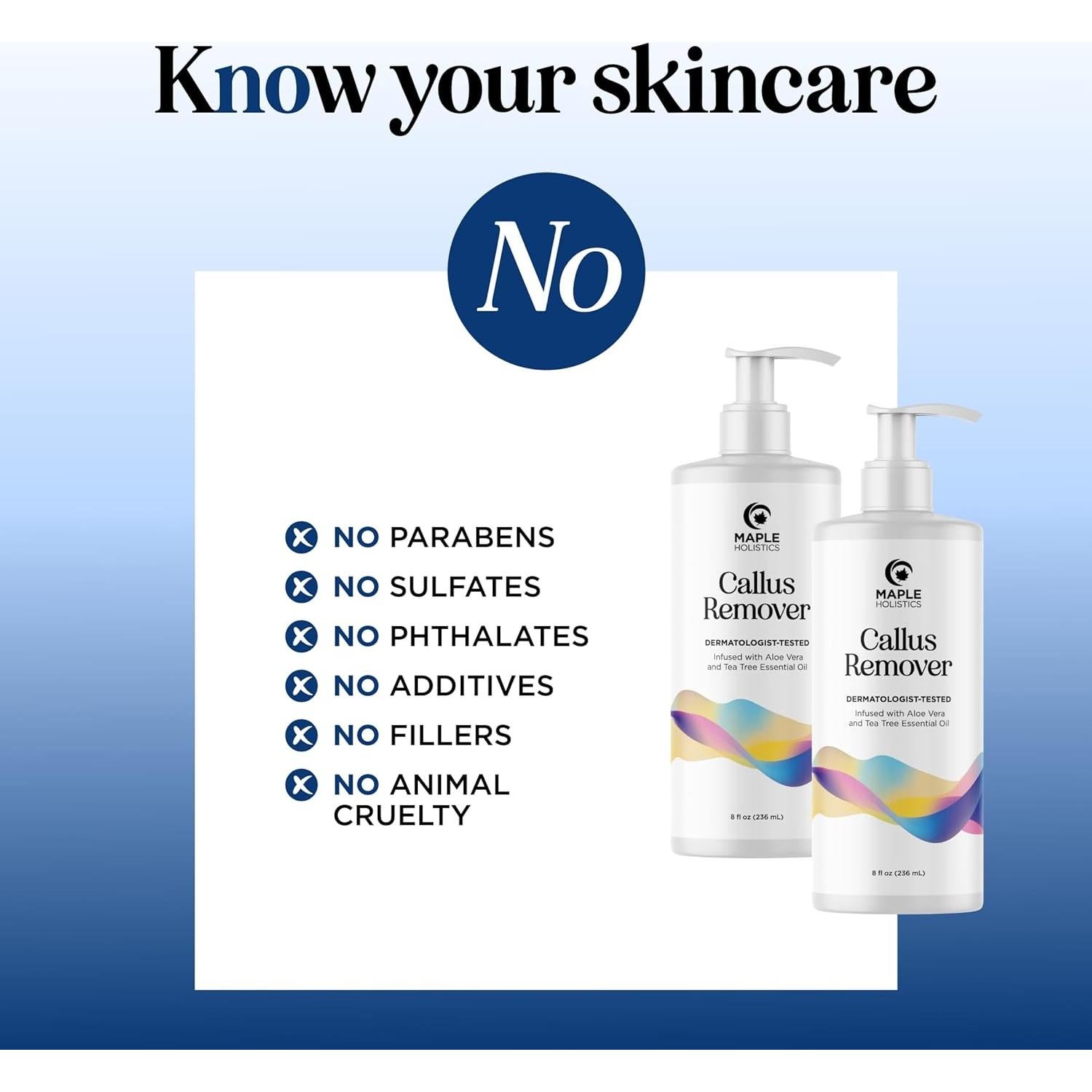 Removedor de Callos Maple Holistics 473 ml con Urea y Aloe