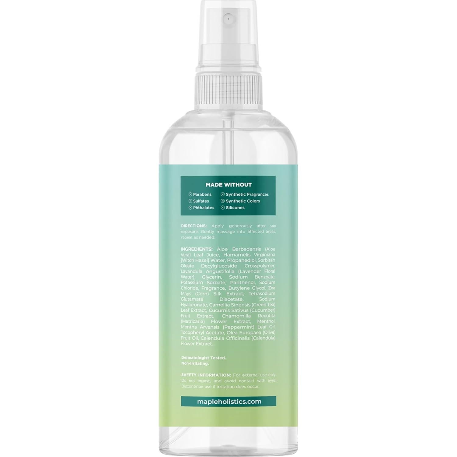 Spray Calmante Aloe Vera Maple Holistics 236 ml Hidratante