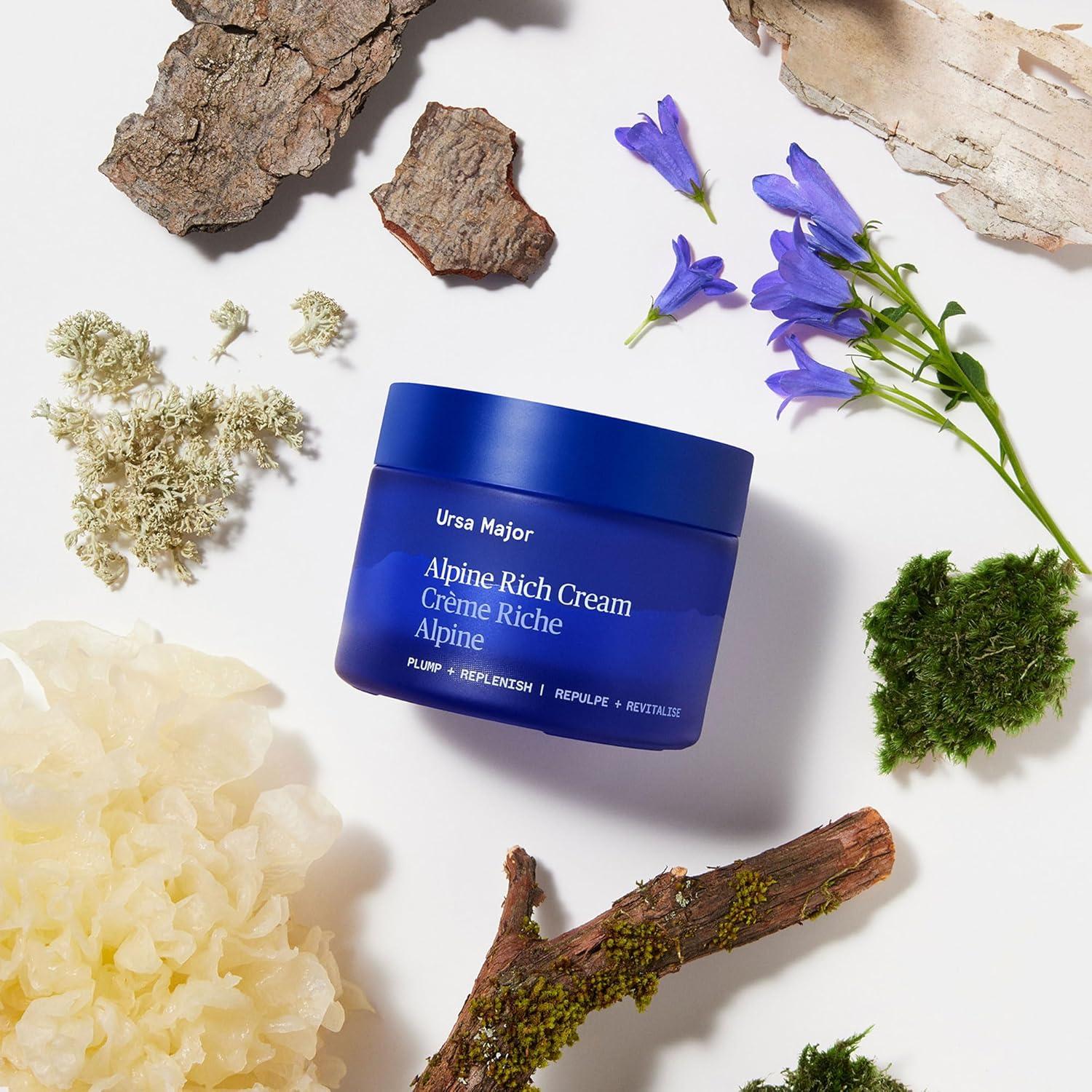 Crema Rica Alpina Ursa Major 48g - Hidratante Vegana para Piel Seca