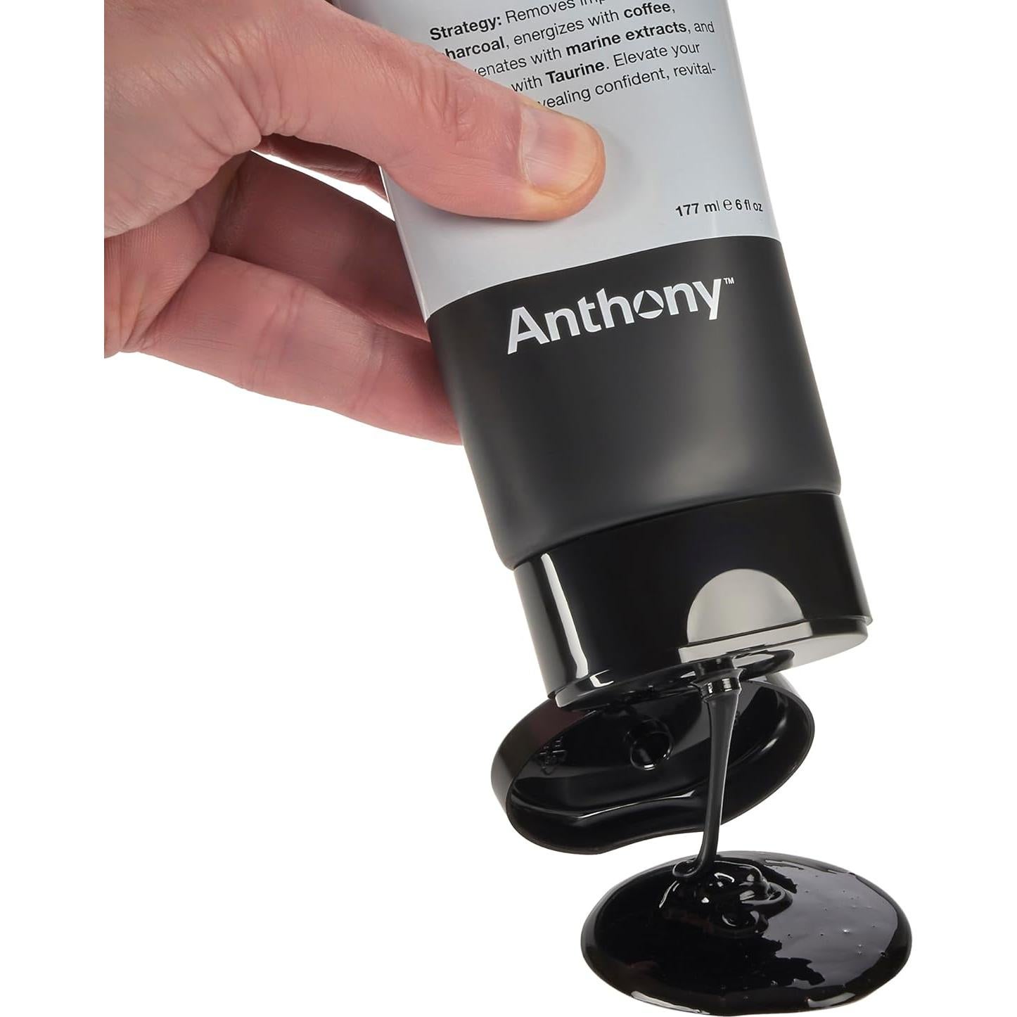 Limpiador Facial Anthony Skin Carbón 177 ml - Desintoxicante y Energizante