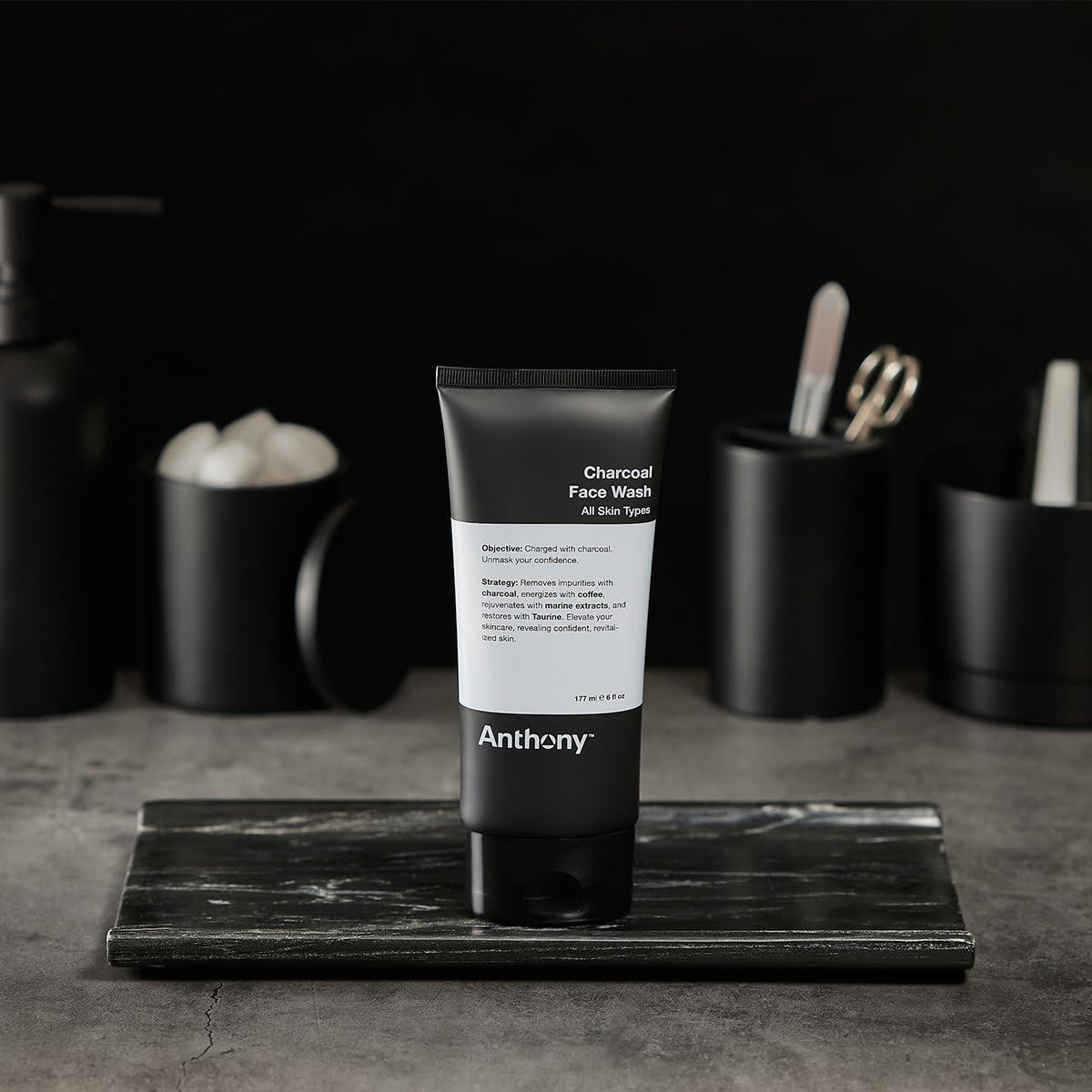 Limpiador Facial Anthony Skin Carbón 177 ml - Desintoxicante y Energizante