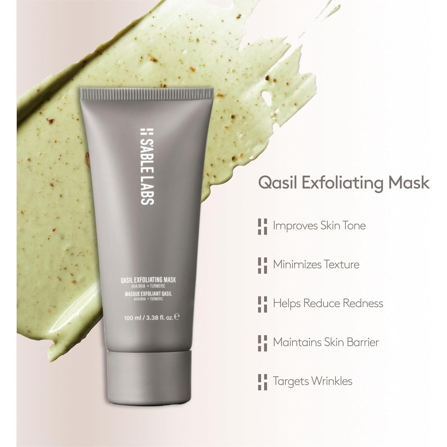 Máscara Exfoliante Qasil S'ABLE Labs 100 mL | AHA/BHA + Cúrcuma