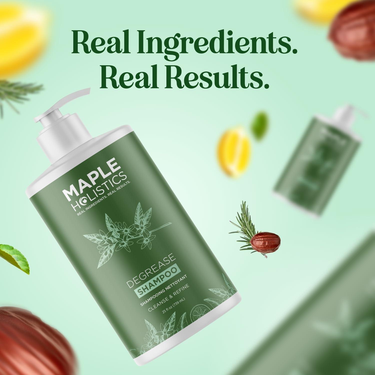 Champú Aclarador Maple Holistics 739 ml - Cabello Graso Vegano