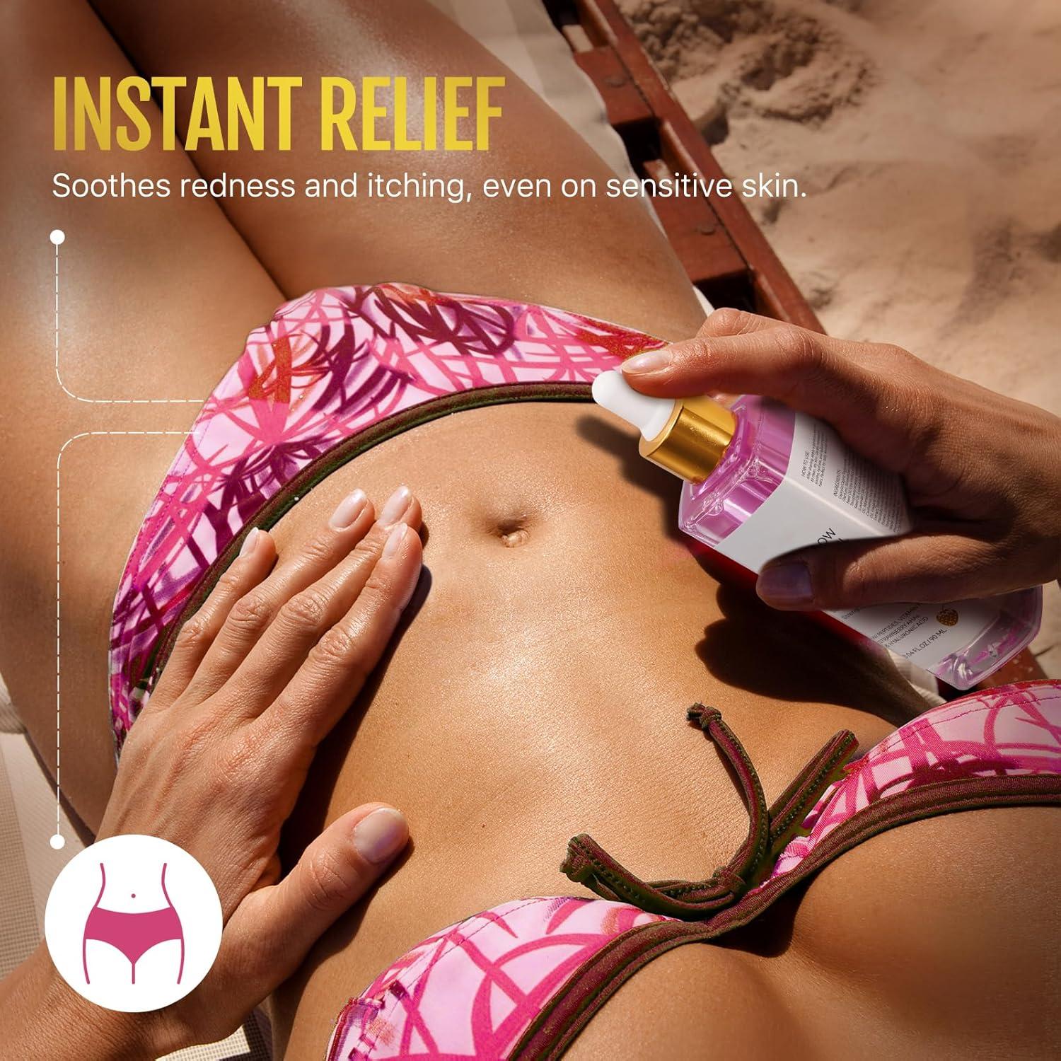 Aceite After Shave Suave Fresa Vainilla 90ml - Hidratante