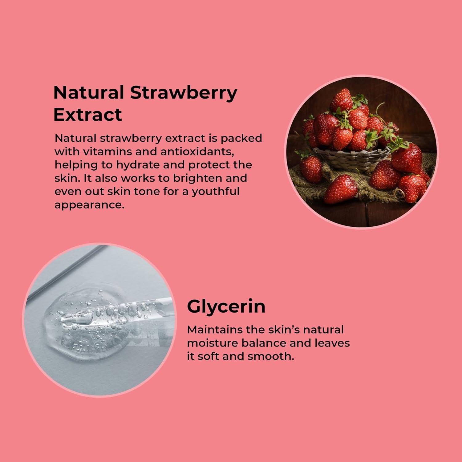 Gel de Ducha Pasión de Fresa The Bath Factory 400 ml